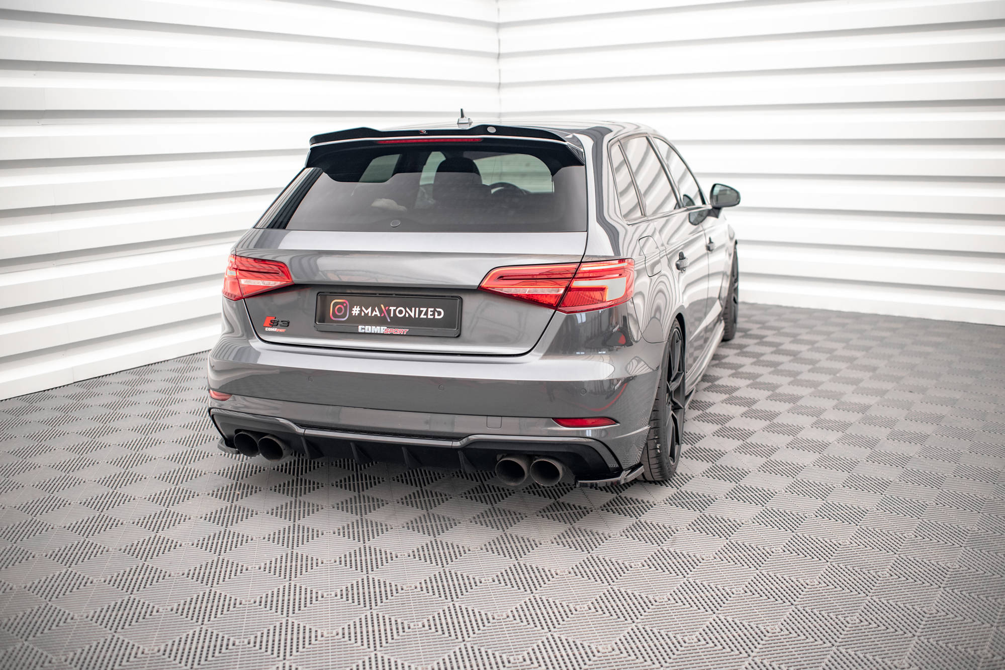 Rear Side Splitters V.1 Audi S3 Sportback 8V Facelift - Image 4