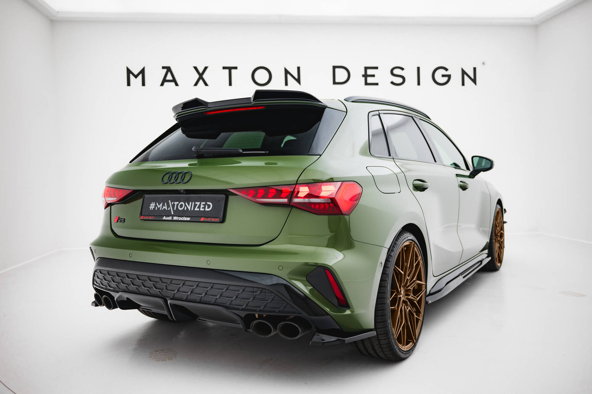 Rear Side Splitters V.1 Audi S3 Sportback 8Y Facelift - Image 3