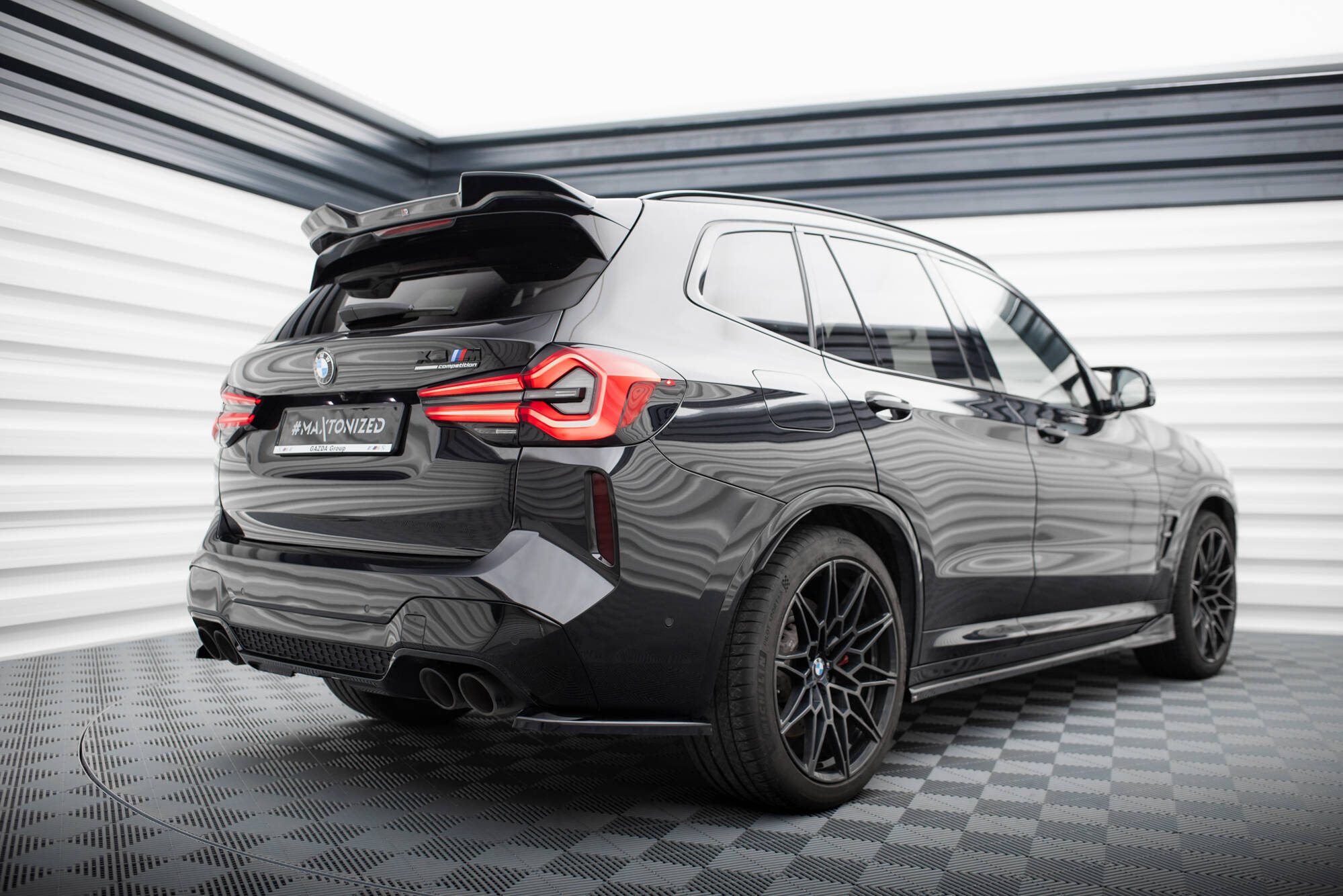 Rear Side Splitters V.1 BMW X3 M F97 / F97 Facelift - Image 3
