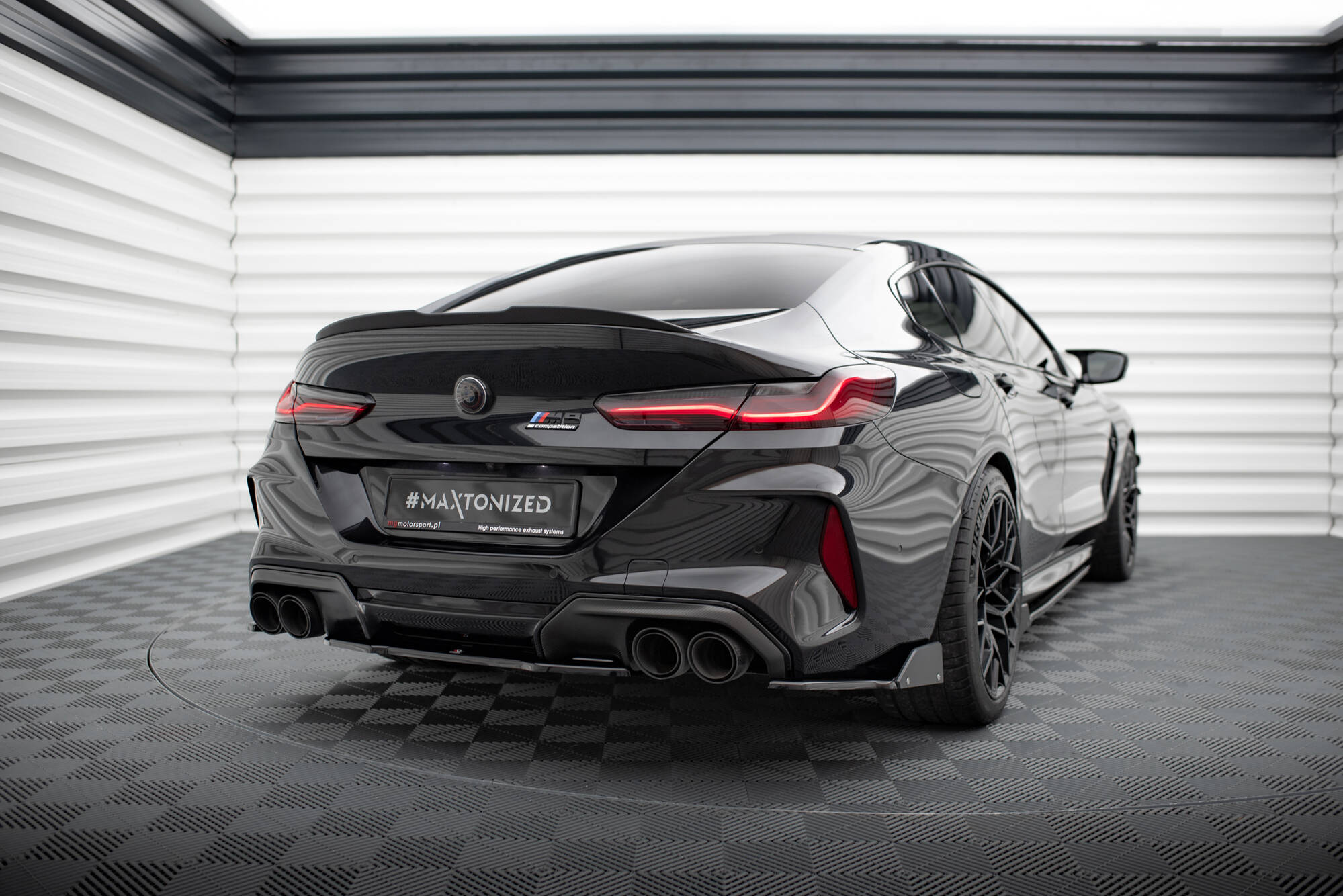 Rear Side Splitters V.1 + Flaps BMW M8 Gran Coupe F93 - Image 3