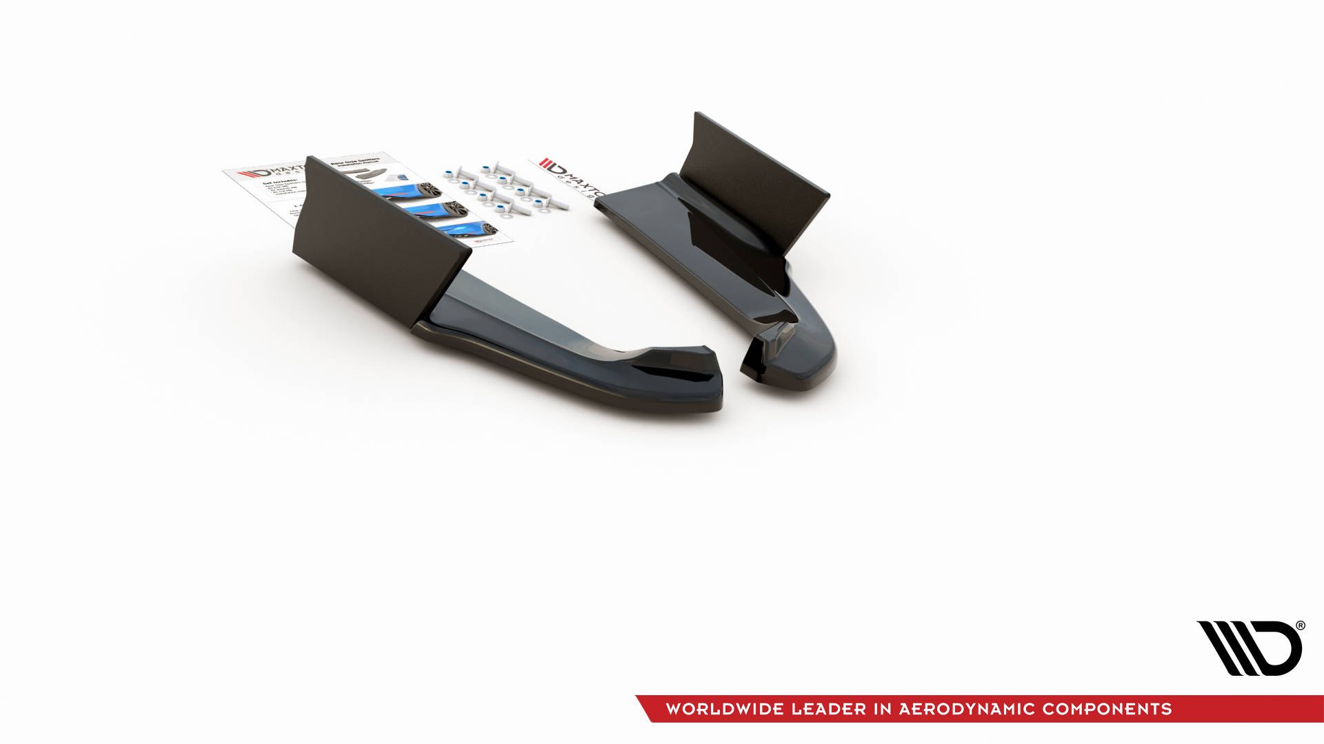 Rear Side Splitters V.1 + Flaps Ford Mustang GT Mk6 Facelift - Image 5