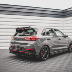 Alternative view of Rear Side Splitters V.1 + Flaps Hyundai I30 N Hatchback Mk3 Facelift