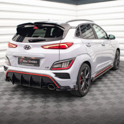 Alternative view of Rear Side Splitters V.1 + Flaps Hyundai Kona N Mk1