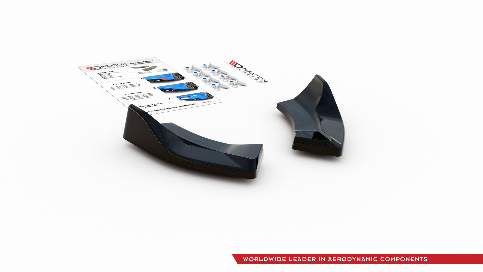 Rear Side Splitters V.1 Ford Fiesta ST Mk8 - Image 5