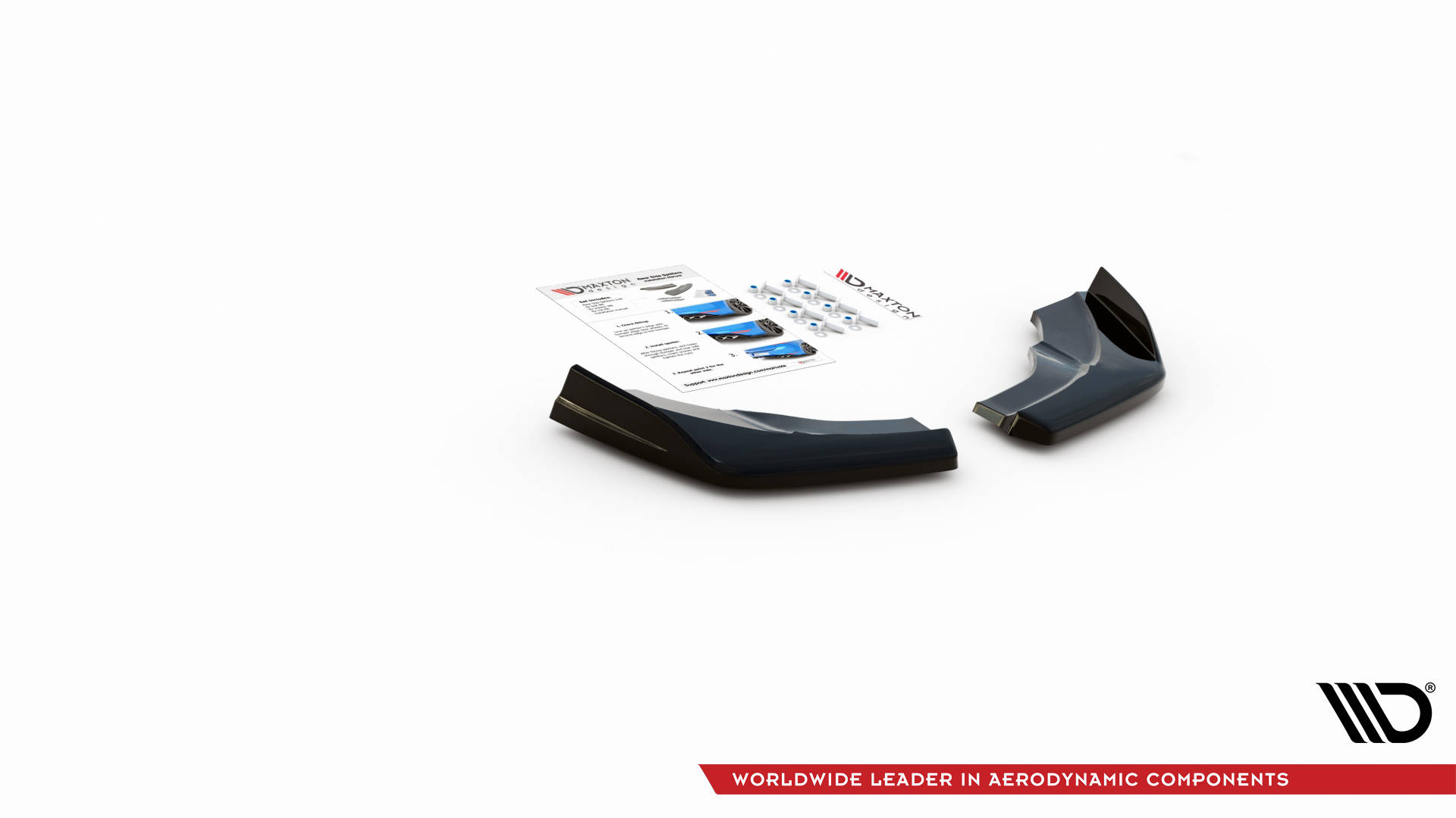 Rear Side Splitters V.1 Mercedes-Benz A W176 - Image 4