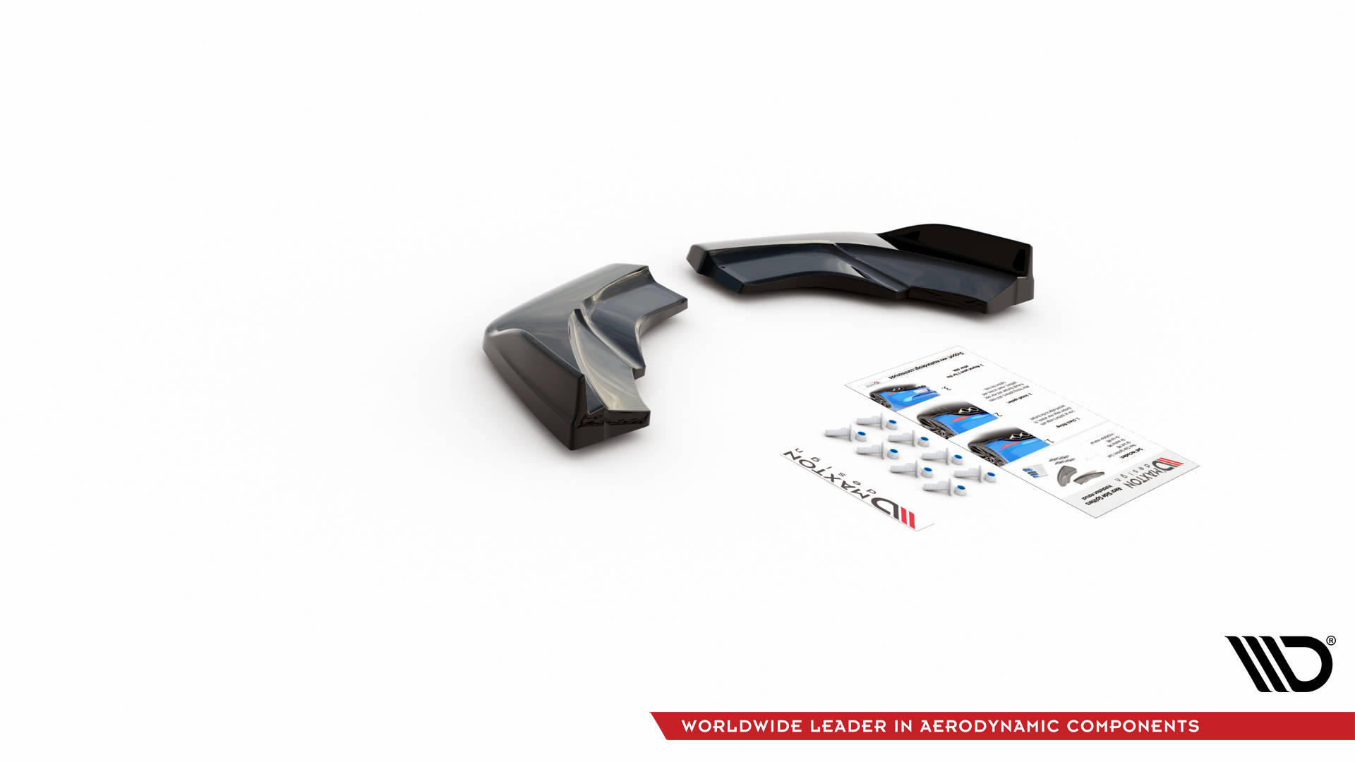 Rear Side Splitters V.1 Mercedes-Benz A W176 - Image 5