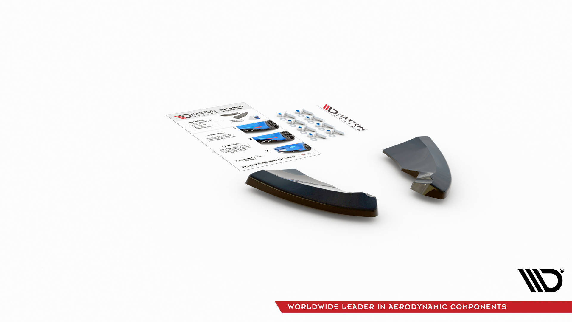 Rear Side Splitters V.1 Opel Astra GTC OPC-Line J - Image 4