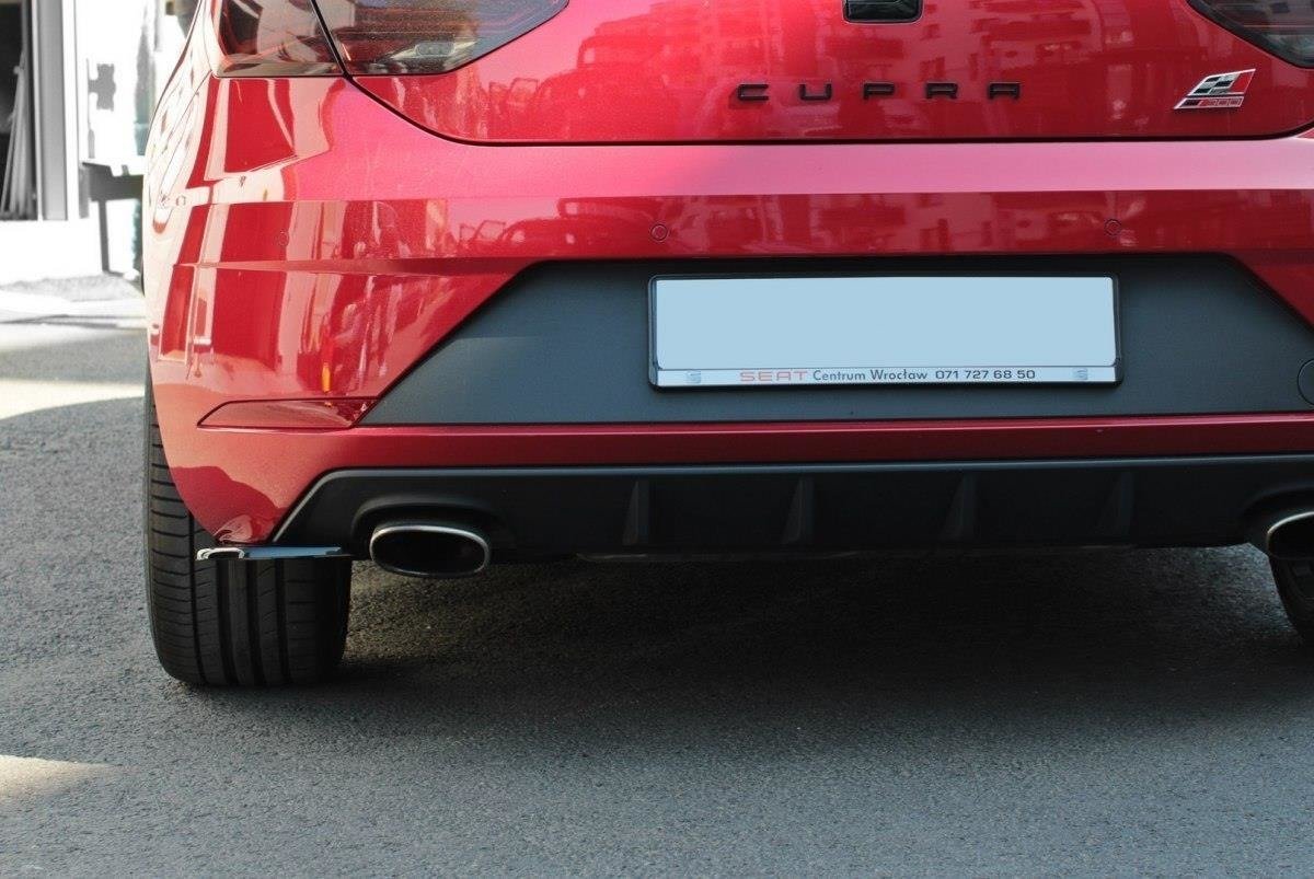 Rear Side Splitters V.1 Seat Leon Cupra Mk3 FL Hatchback - Image 2