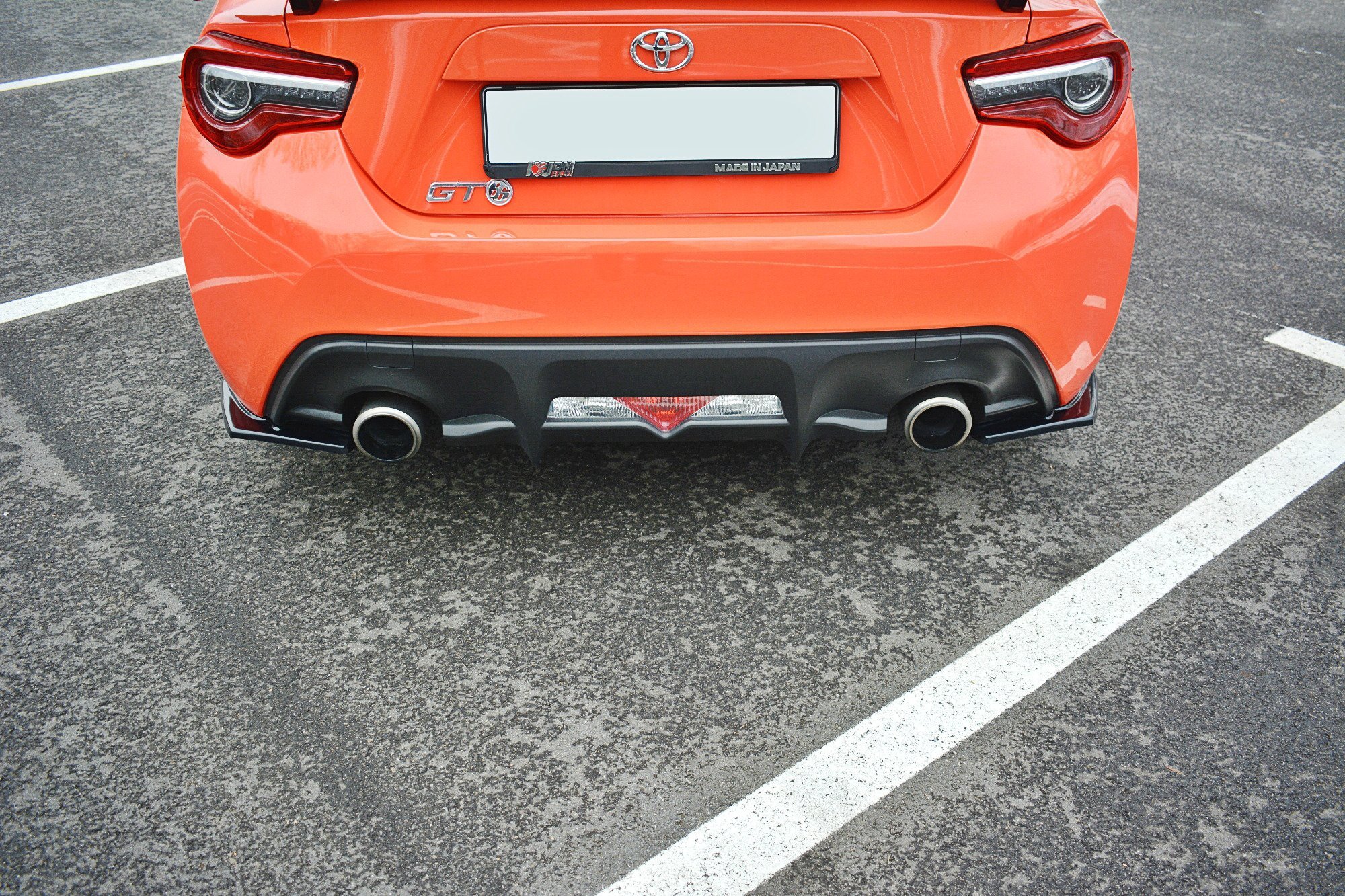 Rear Side Splitters V.1 Toyota GT86 Facelift - Image 2