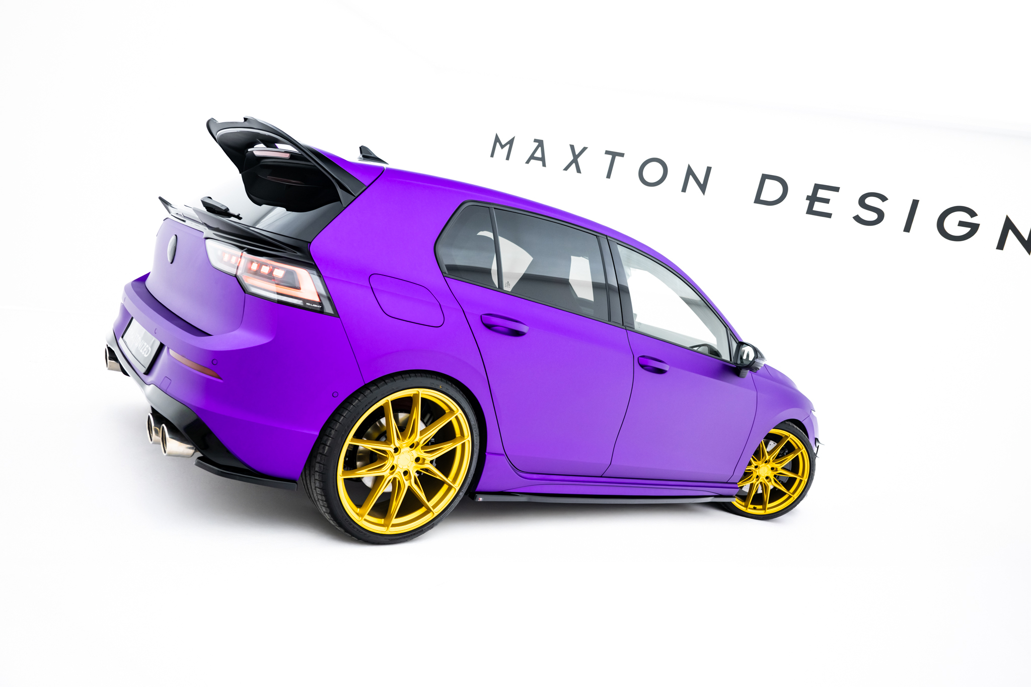 Rear Side Splitters V.1 for Volkswagen Golf R Mk8 Facelift - Image 4