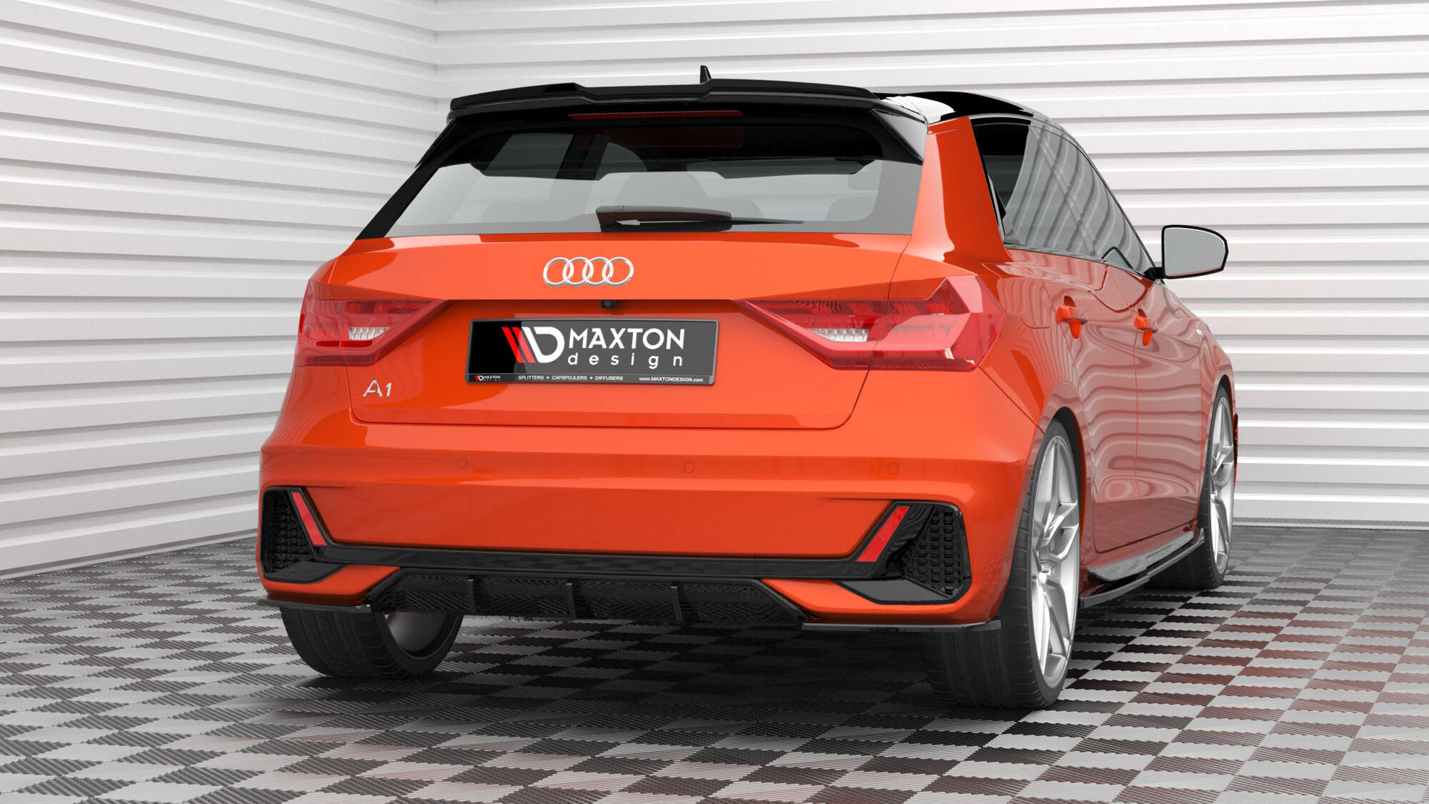 Rear Side Splitters V.2 Audi A1 S-Line GB - Image 3