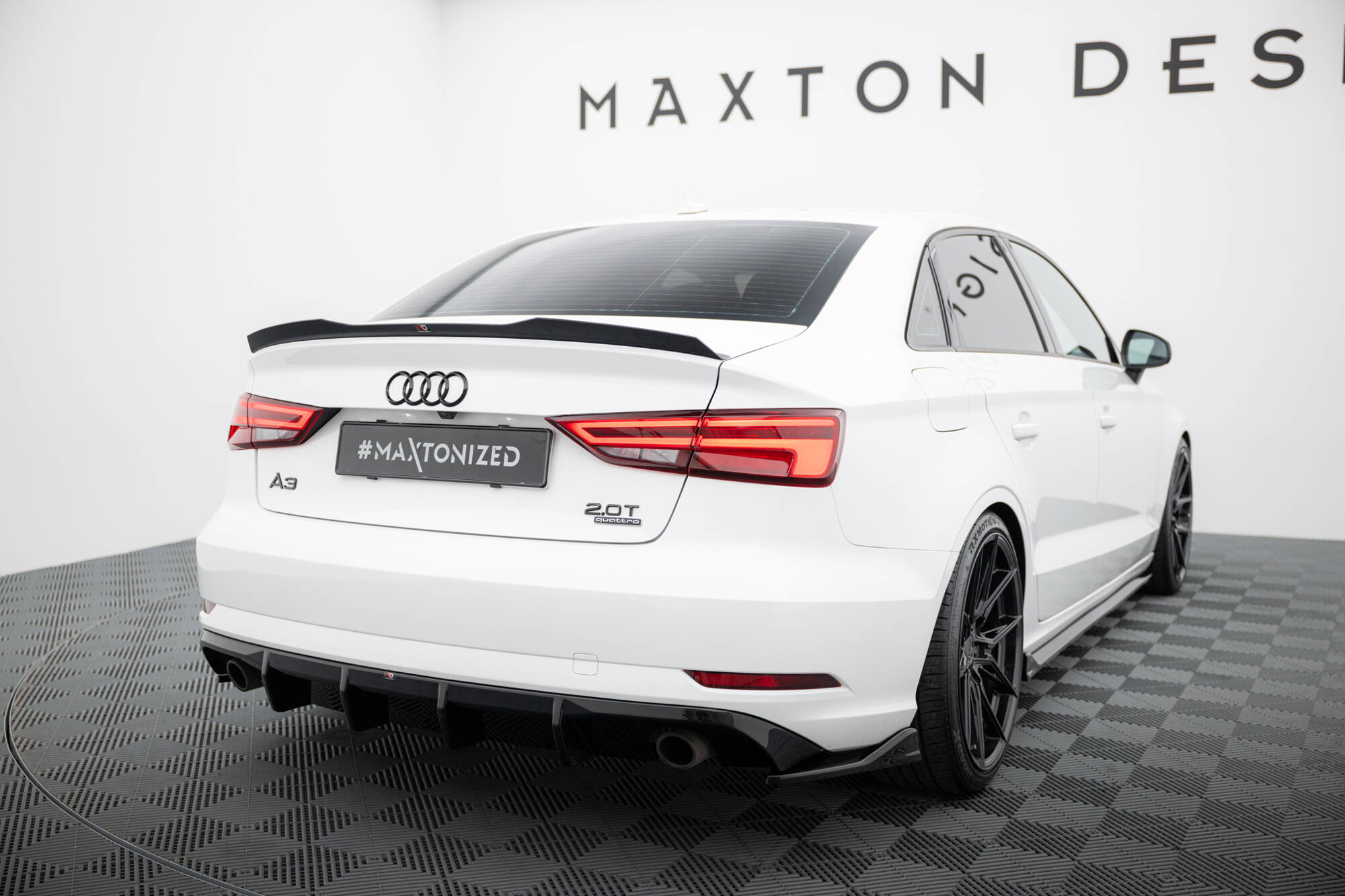 Rear Side Splitters V.2 Audi A3 Sedan 8V Facelift - Image 2