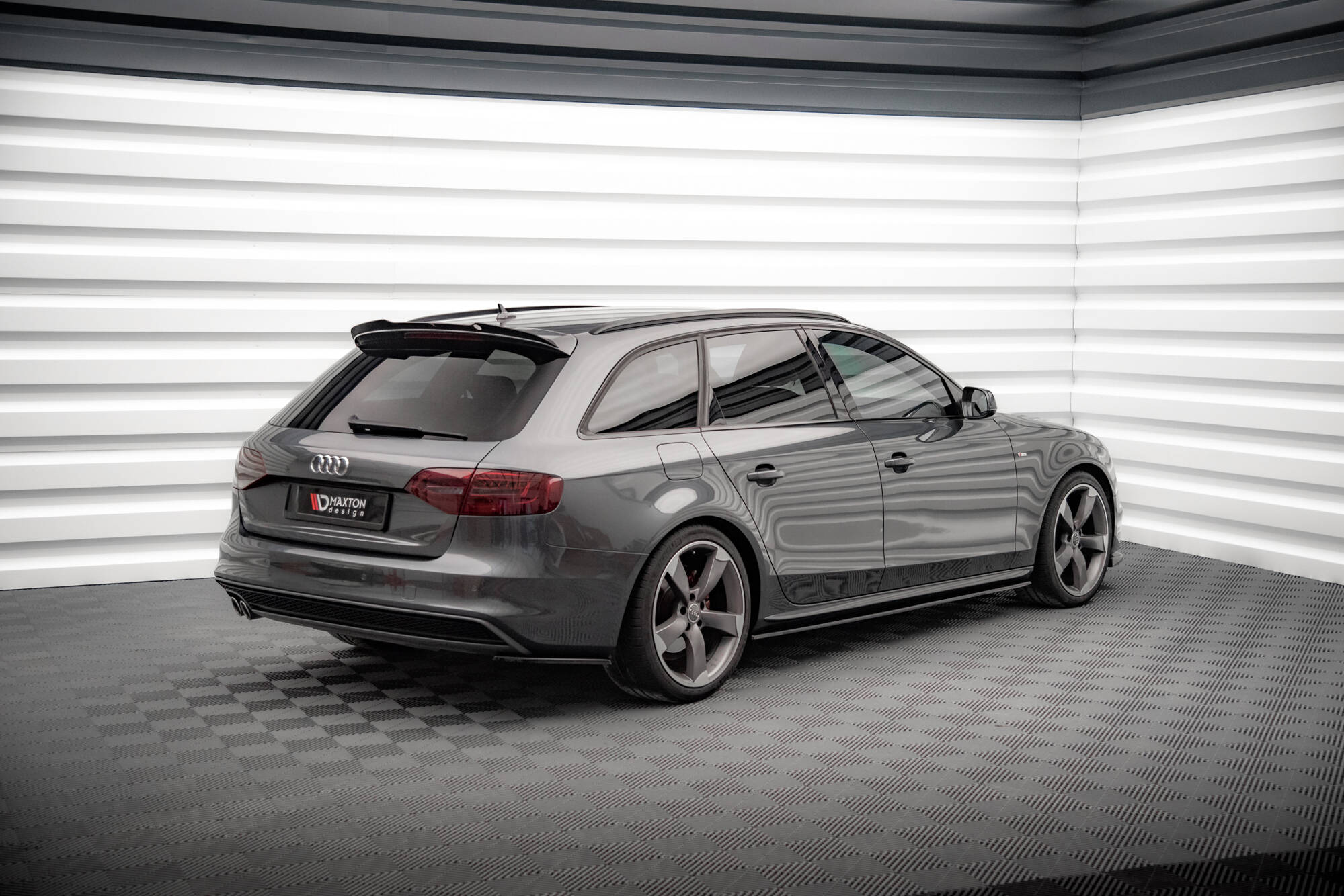 Rear Side Splitters V.2 Audi A4 S-Line Avant B8 Facelift - Image 2