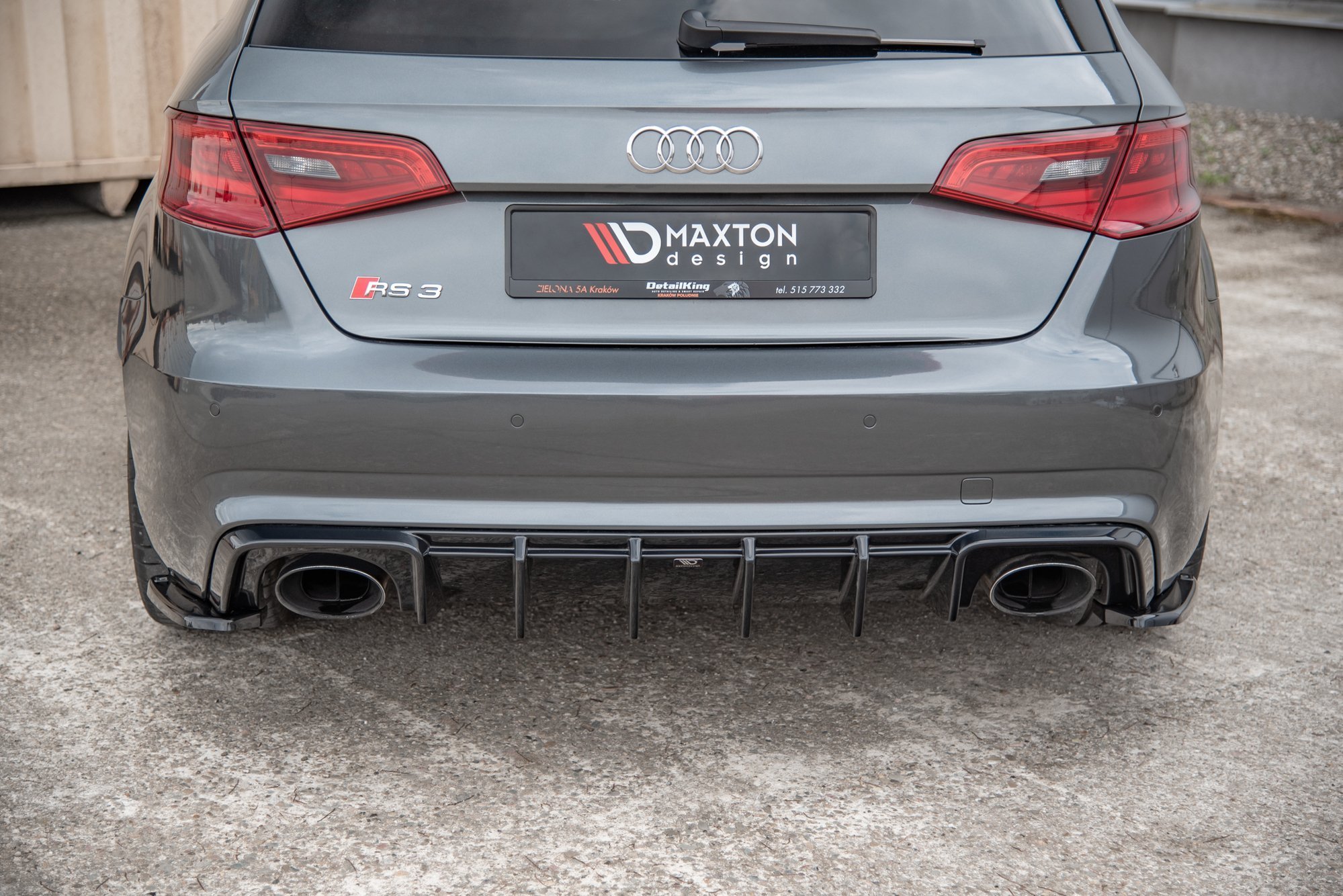 Rear Side Splitters V.2 Audi RS3 8V Sportback - Image 4