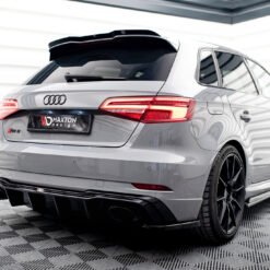 Alternative view of Rear Side Splitters V.2 Audi RS3 8V Sportback Facelift