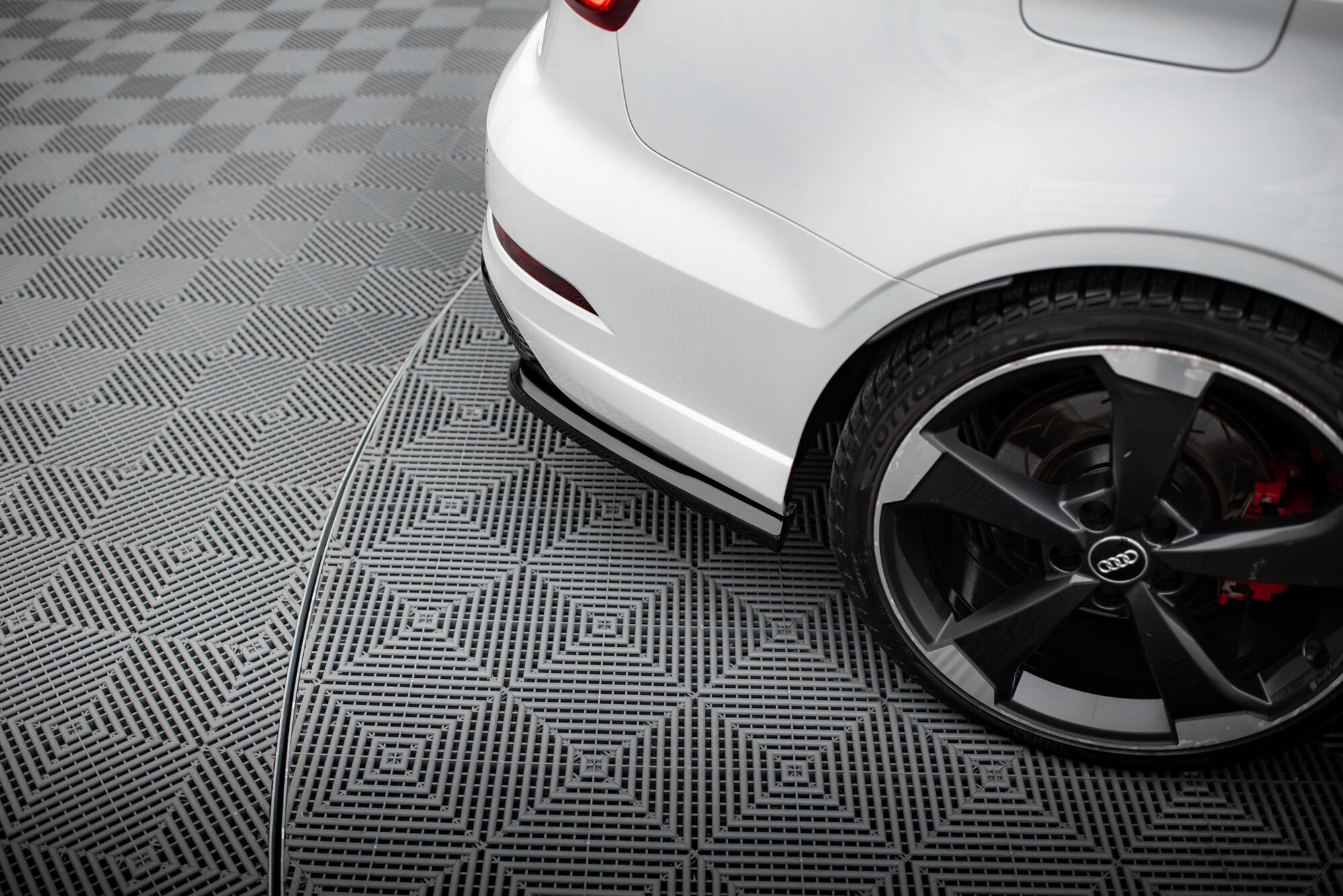 Rear Side Splitters V.2 Audi RS3 Sedan 8V Facelift - Image 3