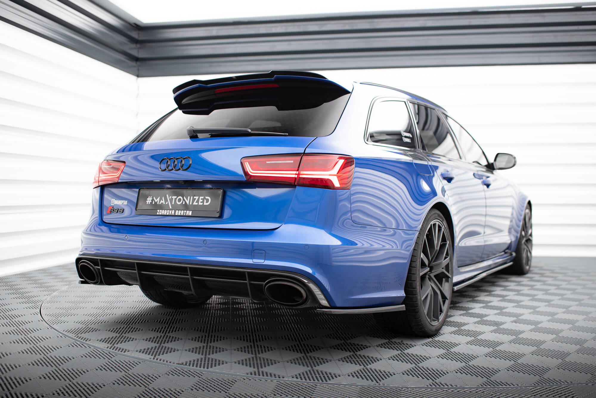 Rear Side Splitters V.2 Audi RS6 C7 / C7 Facelift - Image 2