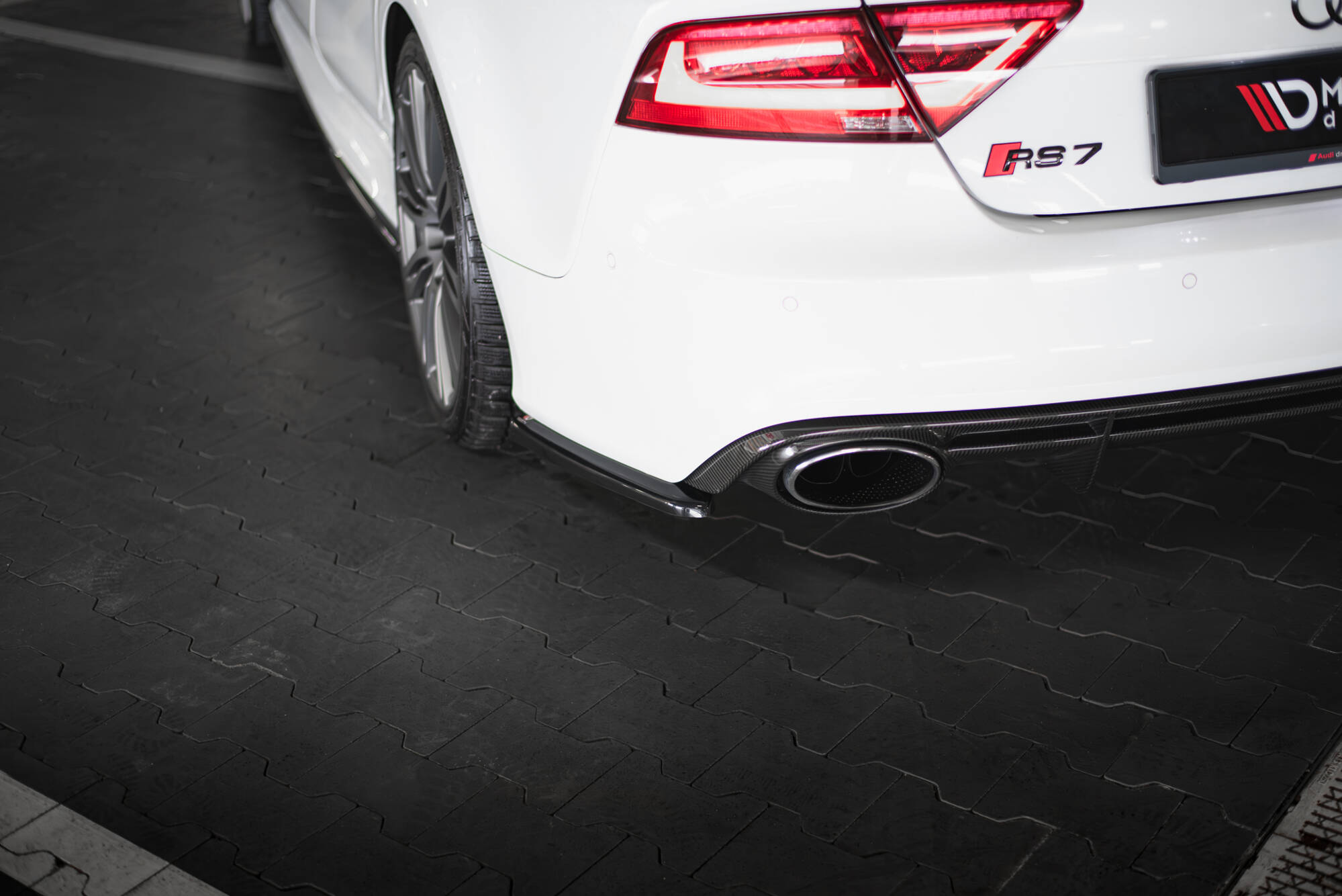 Rear Side Splitters V.2 Audi RS7 C7 - Image 3