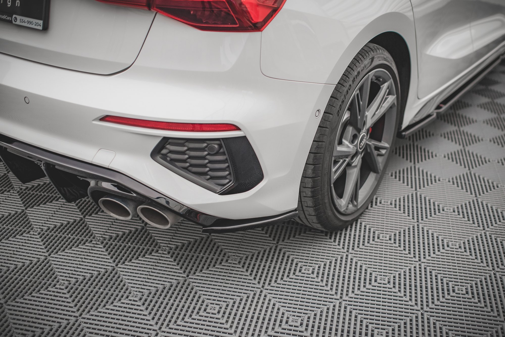 Rear Side Splitters V.2 Audi S3 / A3 S-Line Sportback 8Y