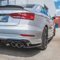 Alternative view of Rear Side Splitters V.2 Audi S3 Sedan 8V Facelift