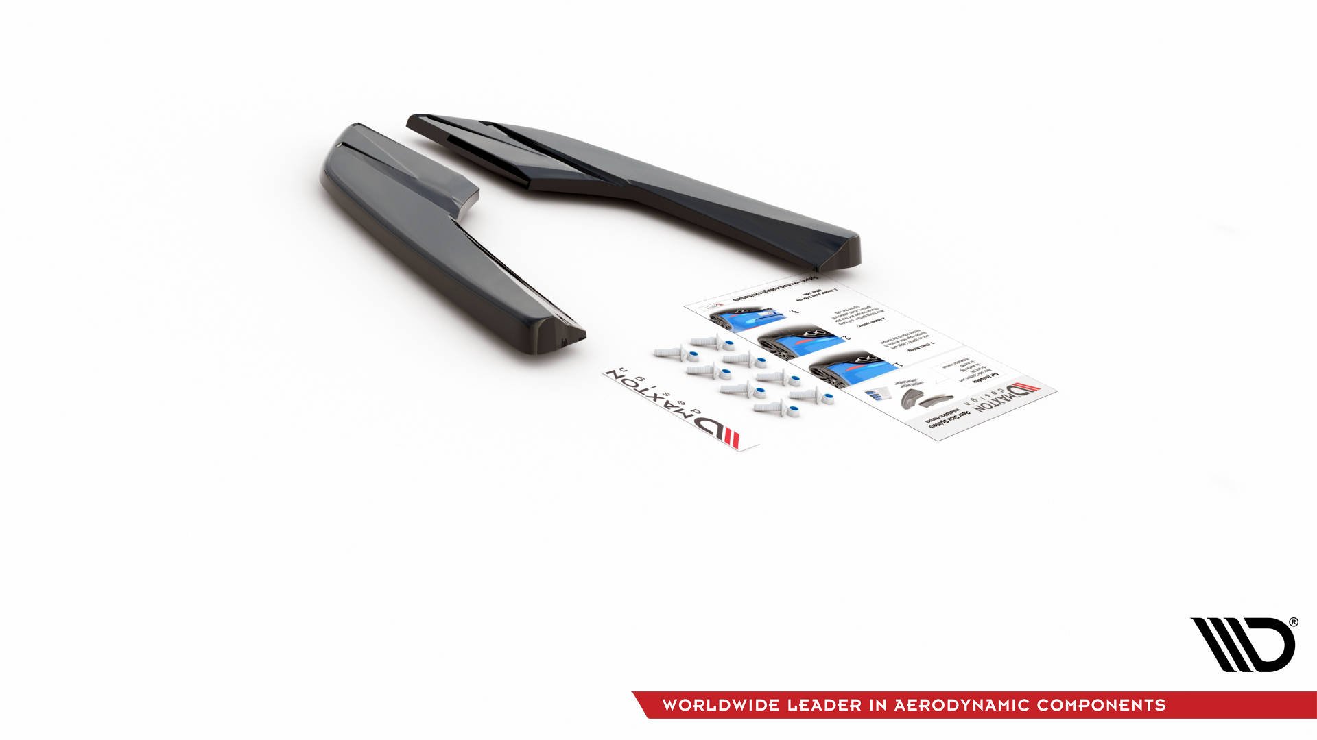 Rear Side Splitters V.2 Audi S3 Sedan 8V Facelift - Image 6