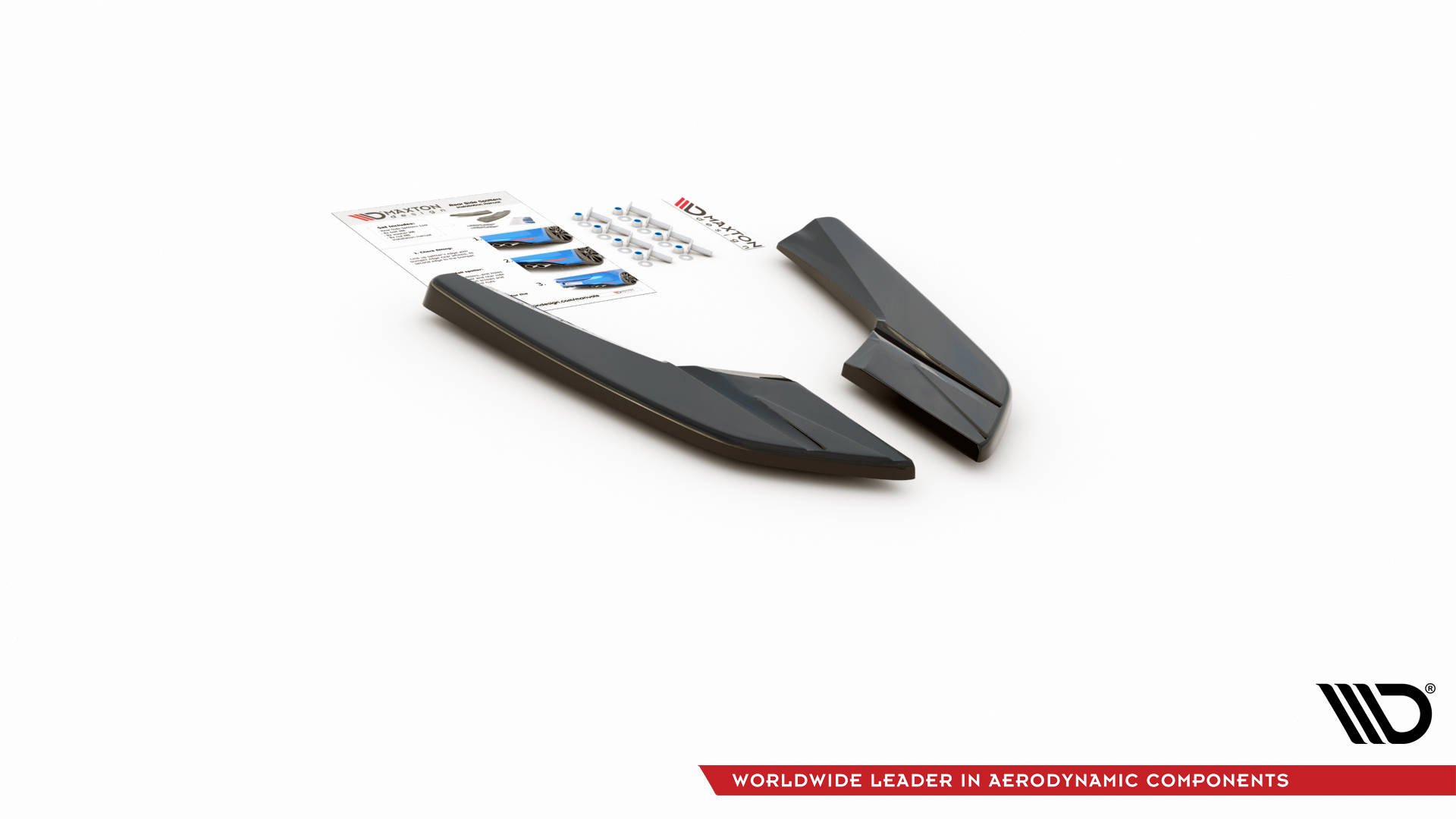 Rear Side Splitters V.2 Audi S3 Sedan 8V Facelift - Image 7