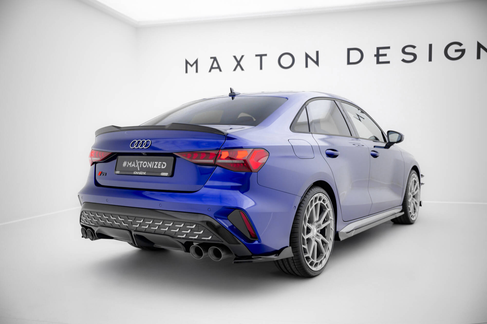 Rear Side Splitters V.2 Audi S3 Sedan 8Y Facelift - Image 3