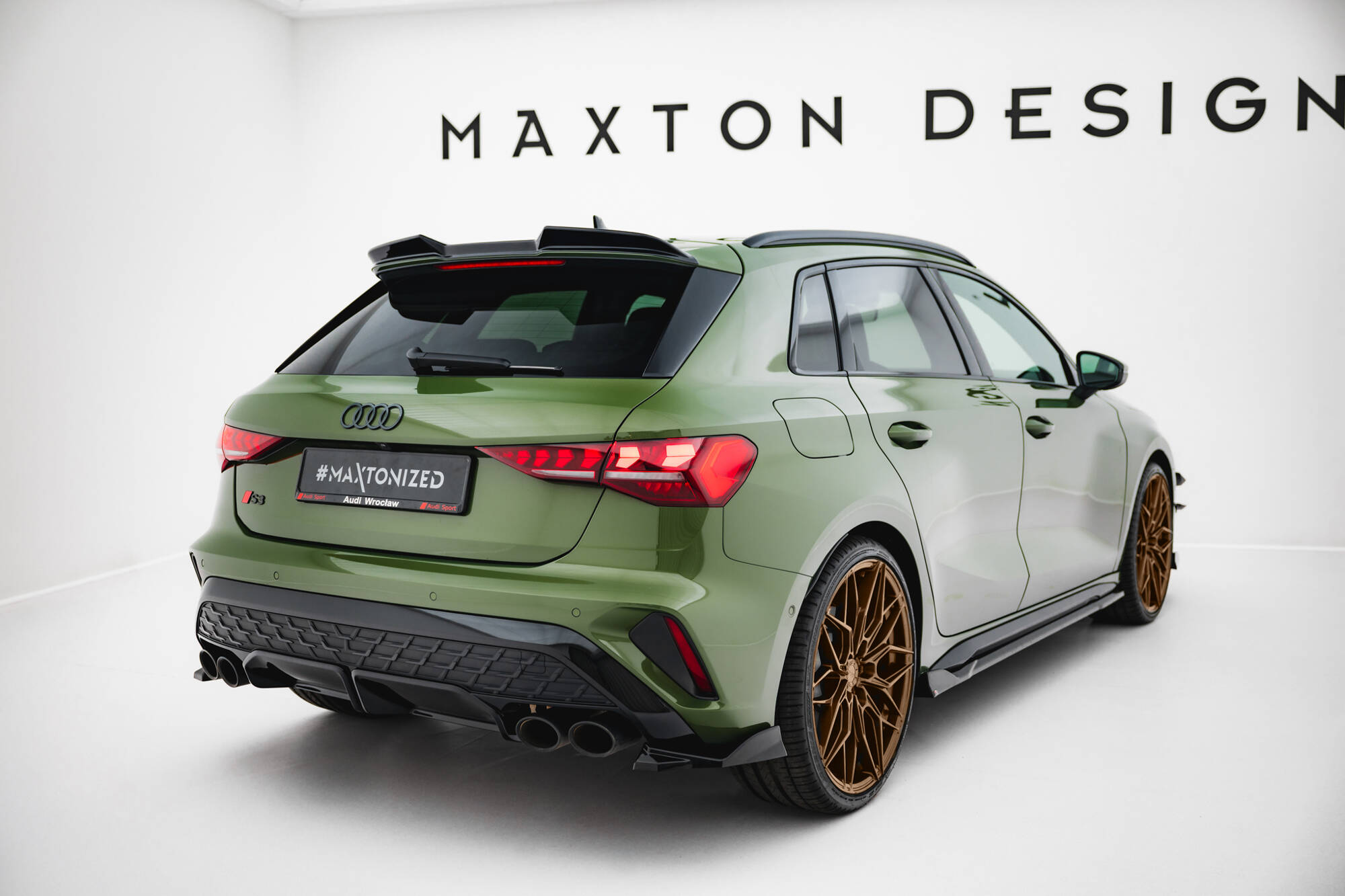 Rear Side Splitters V.2 Audi S3 Sportback 8Y Facelift - Image 2