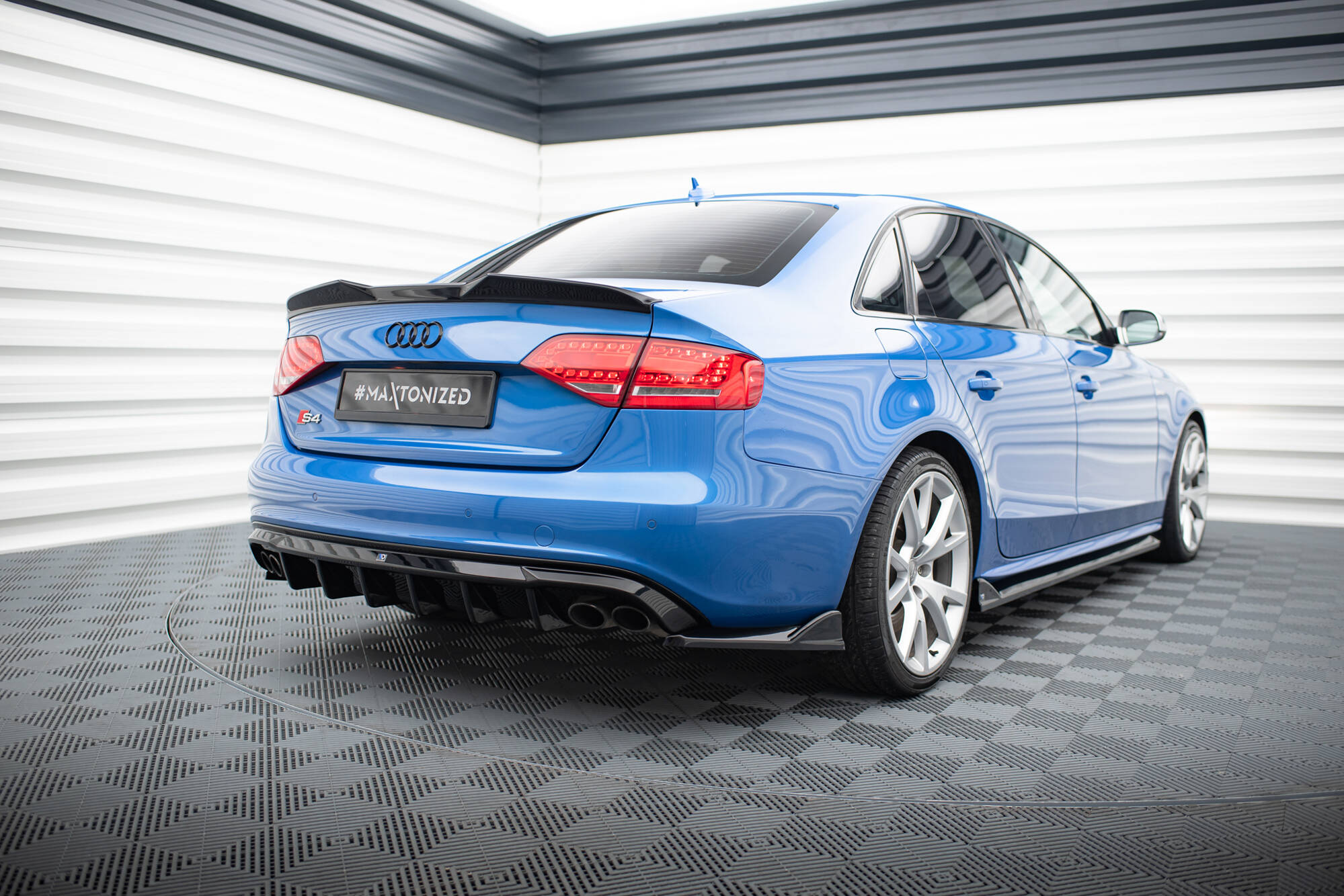 Rear Side Splitters V.2 Audi S4 Sedan B8 - Image 2