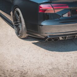 Alternative view of Rear Side Splitters V.2 Audi S8 D4 Facelift