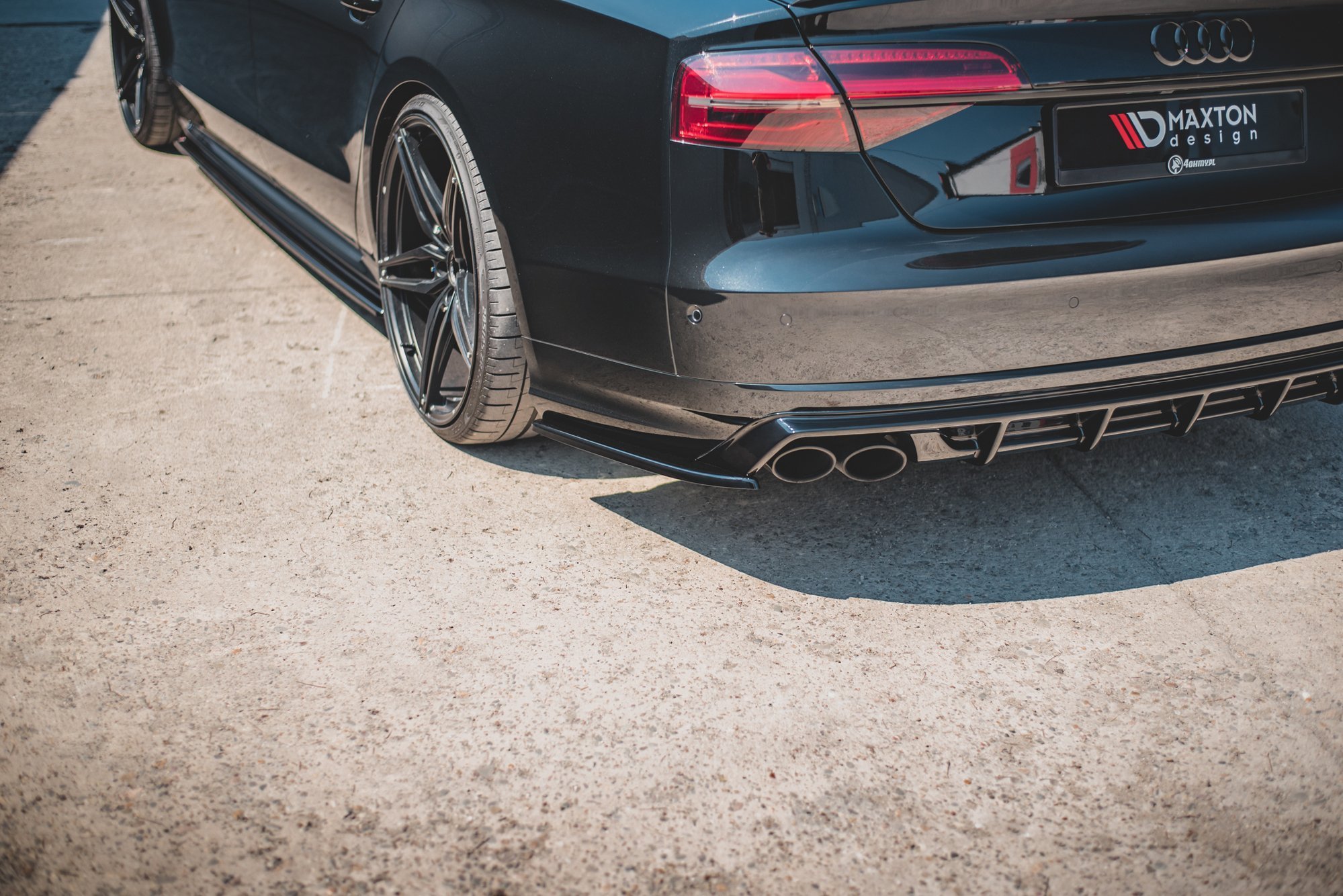 Rear Side Splitters V.2 Audi S8 D4 Facelift - Image 2