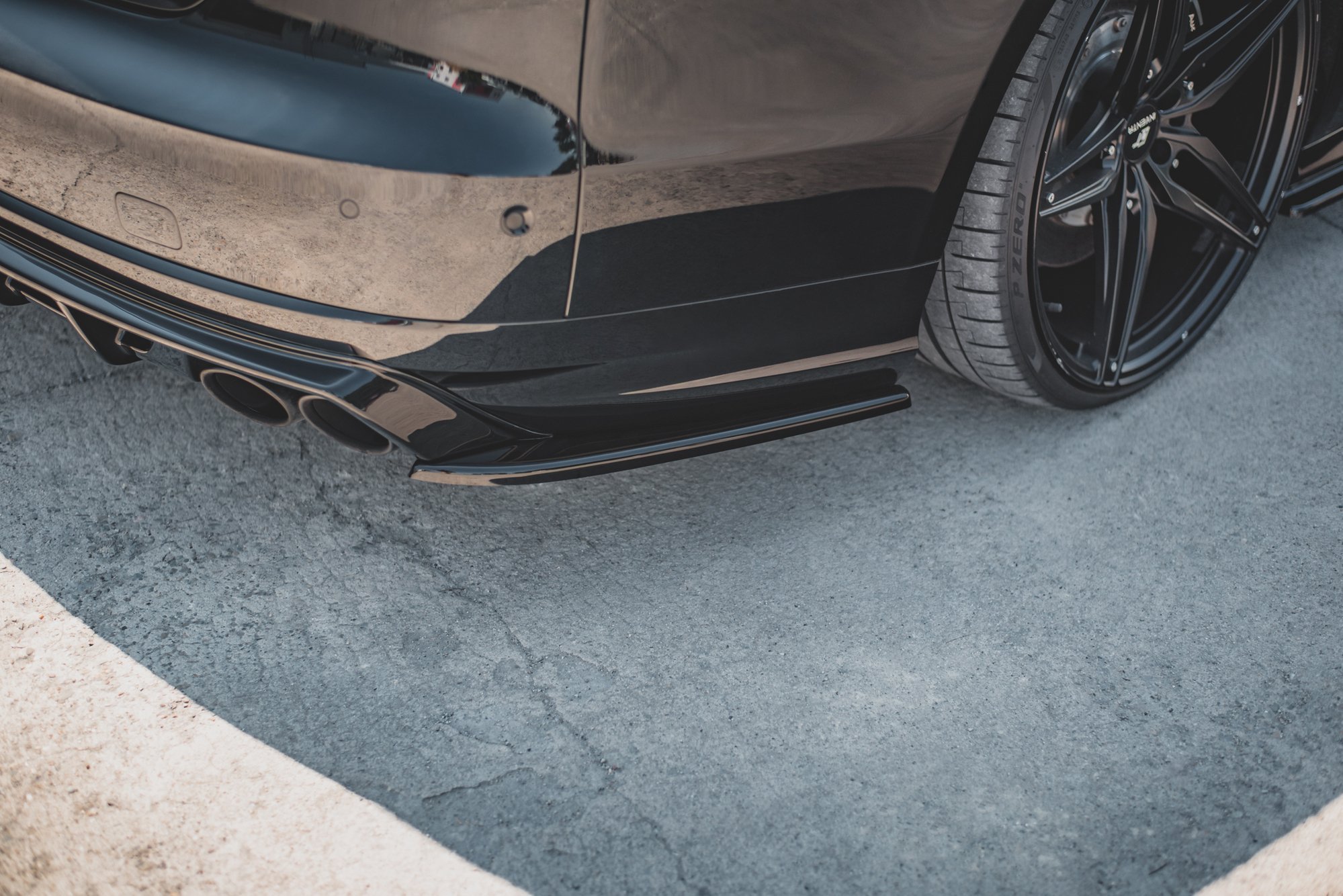 Rear Side Splitters V.2 Audi S8 D4 Facelift - Image 4
