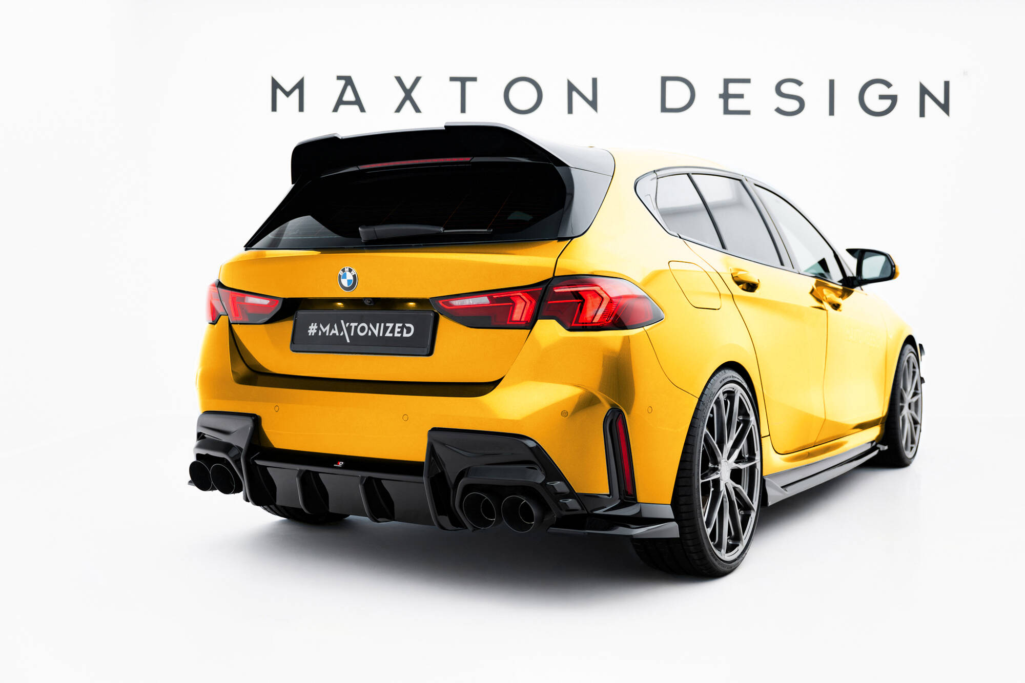 Rear Side Splitters V.2 BMW 1 M-Pack F70 - Image 2