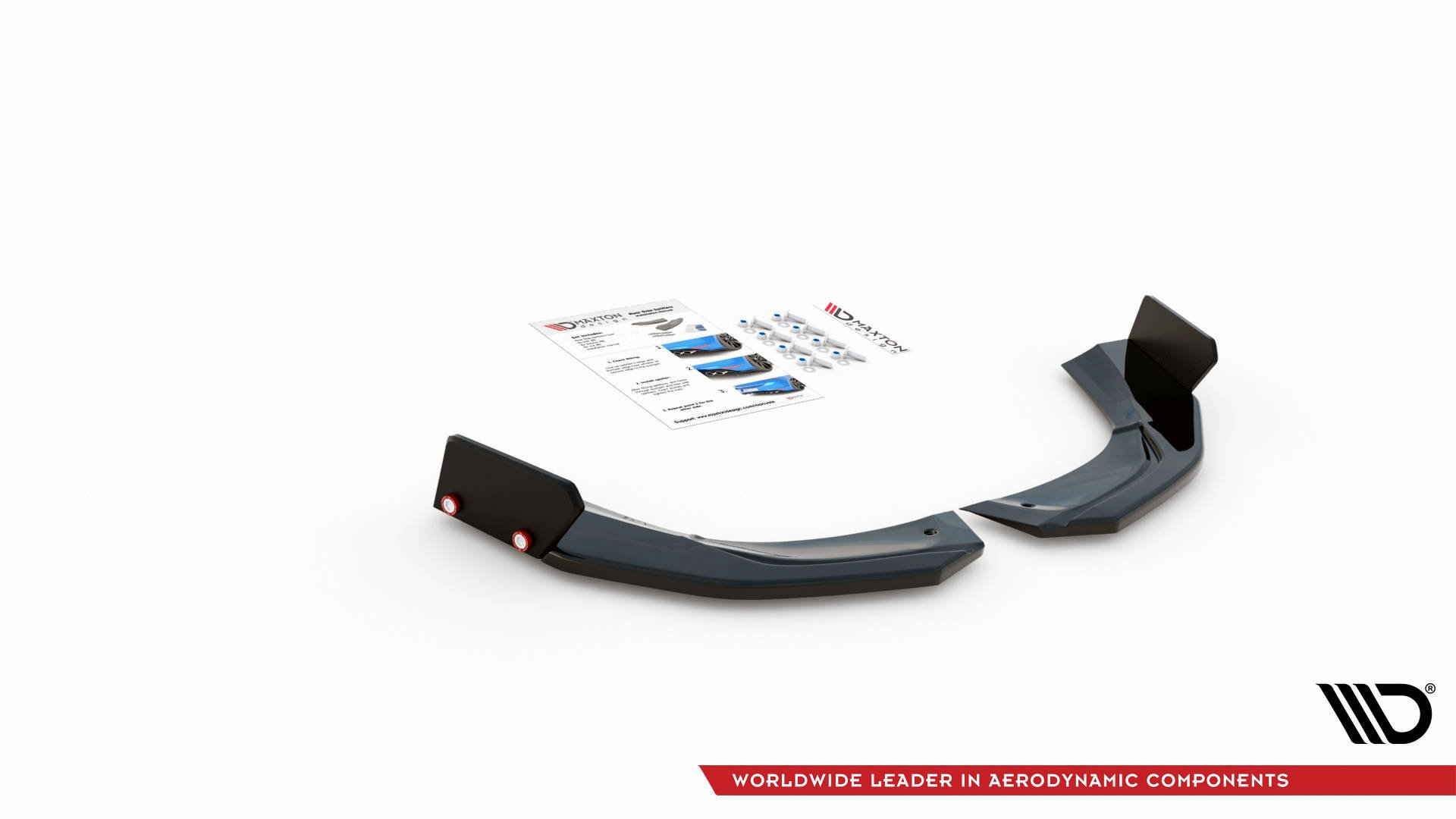 Rear Side Splitters V.2 + Flaps Mercedes-AMG A 45 S Aero Pack W177 - Image 3