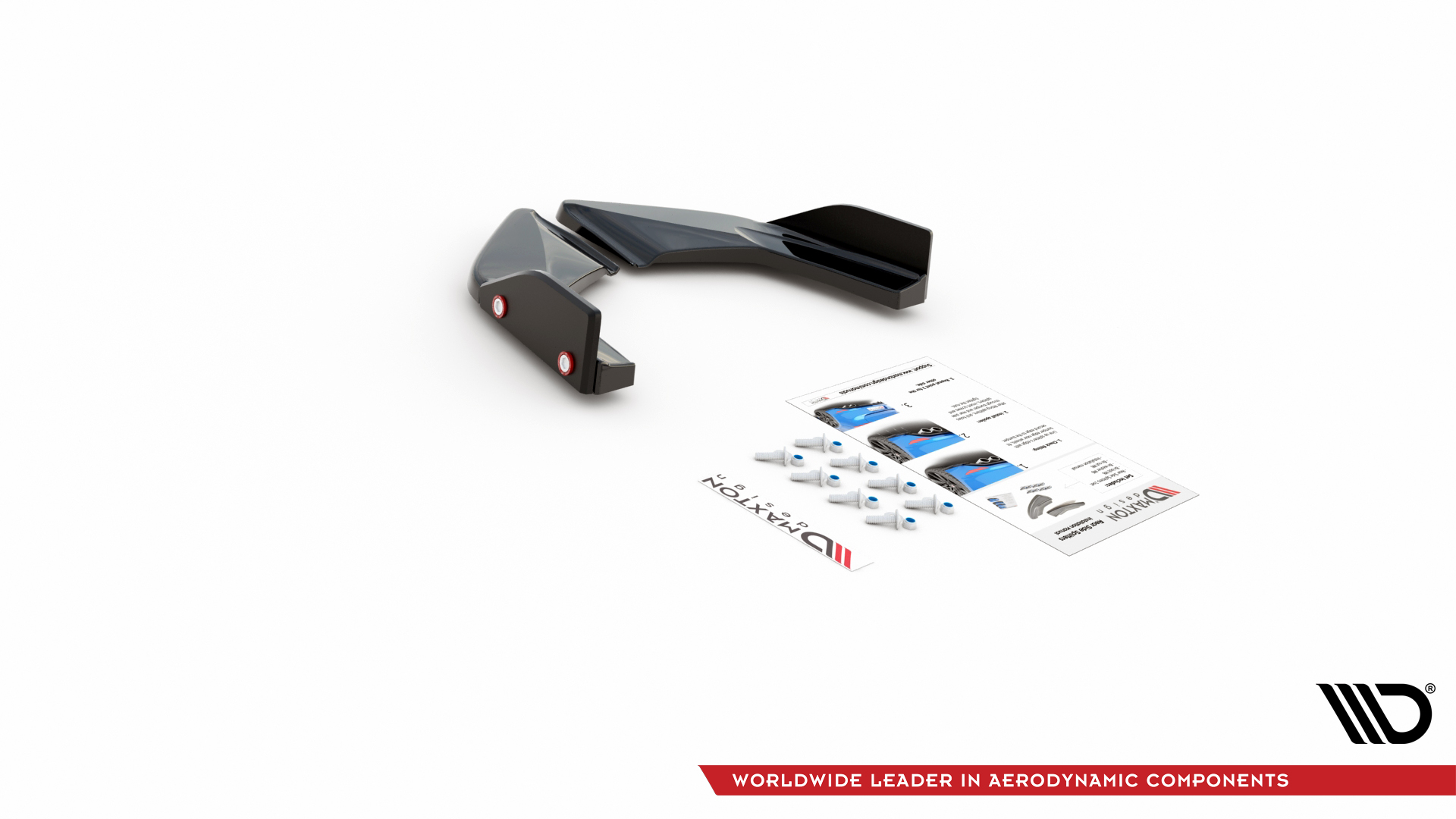 Rear Side Splitters V.2 + Flaps Volkswagen Golf GTI / GTE Mk8 - Image 5