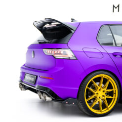 Alternative view of Rear Side Splitters V.2 + Flaps Volkswagen Golf R Mk8 Facelift