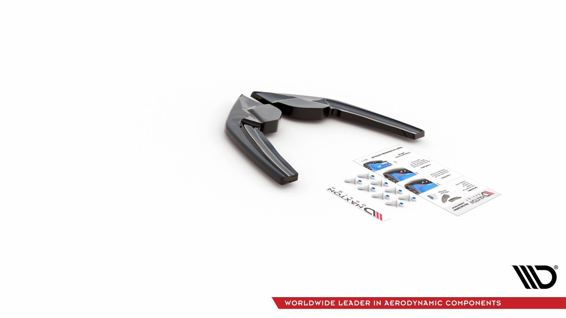 Rear Side Splitters V.2 (For rear valance v.1) BMW M135i F20 - Image 5