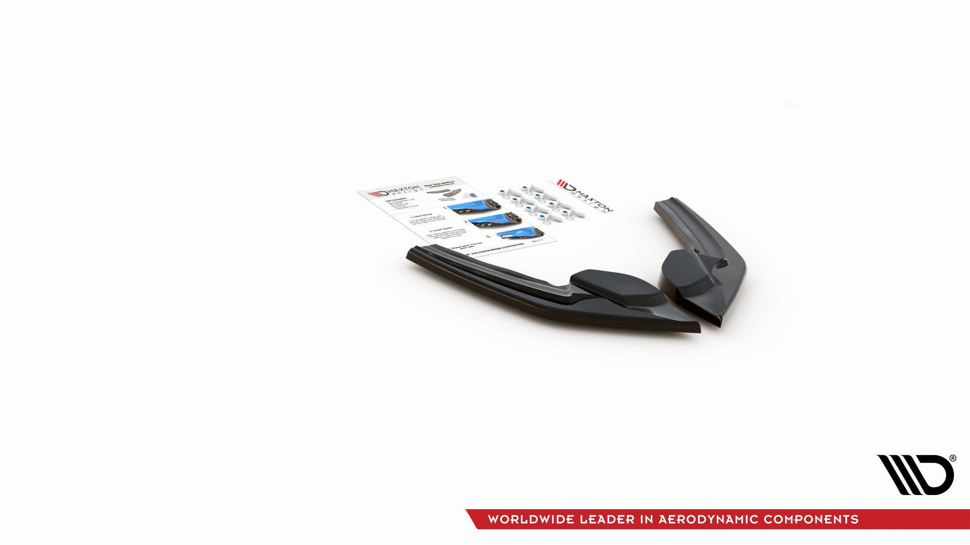 Rear Side Splitters V.2 (For rear valance v.1) BMW M135i F20 - Image 6