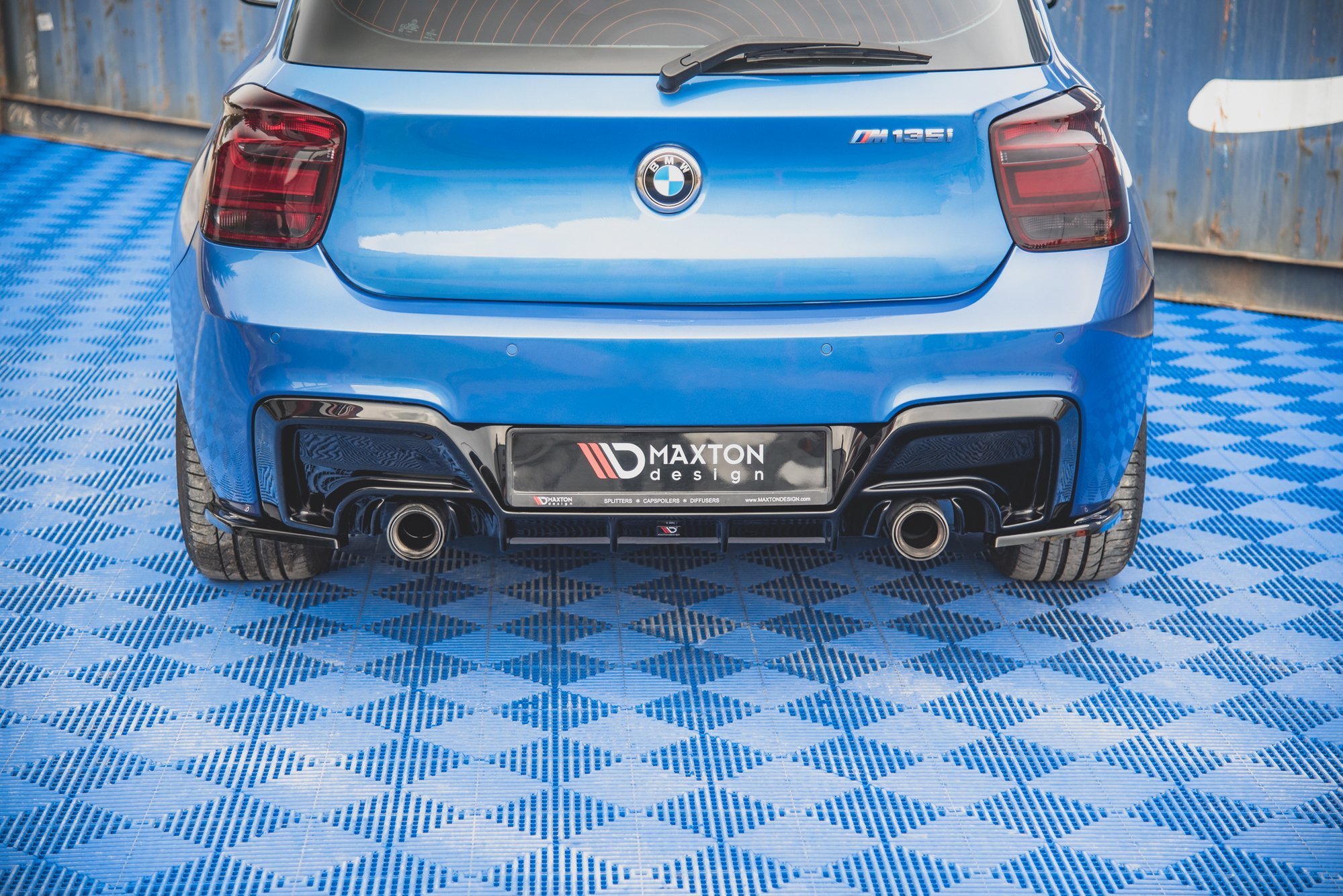 Rear Side Splitters V.2 (For rear valance v.1) BMW M135i F20 - Image 2
