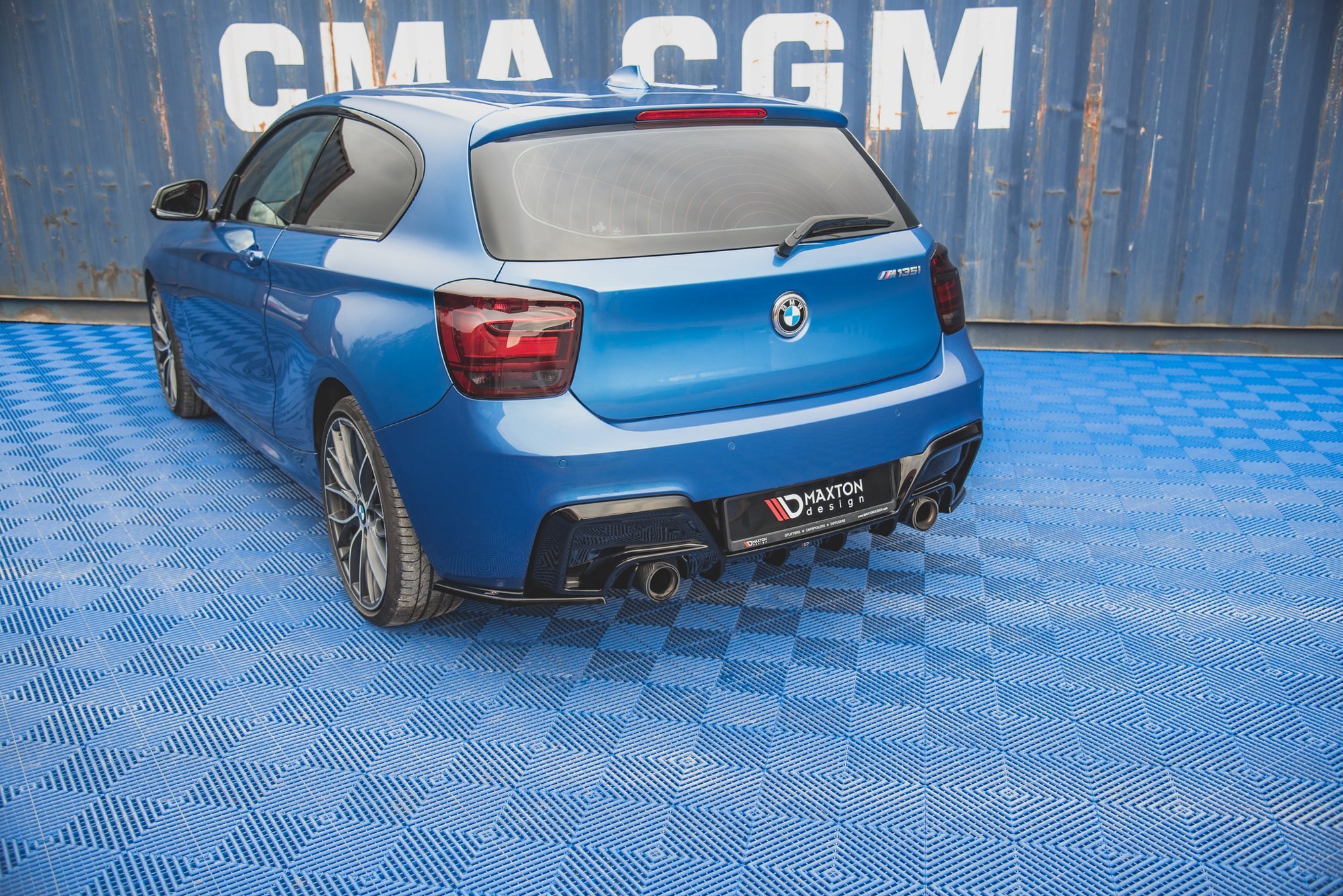 Rear Side Splitters V.2 (For rear valance v.1) BMW M135i F20 - Image 3