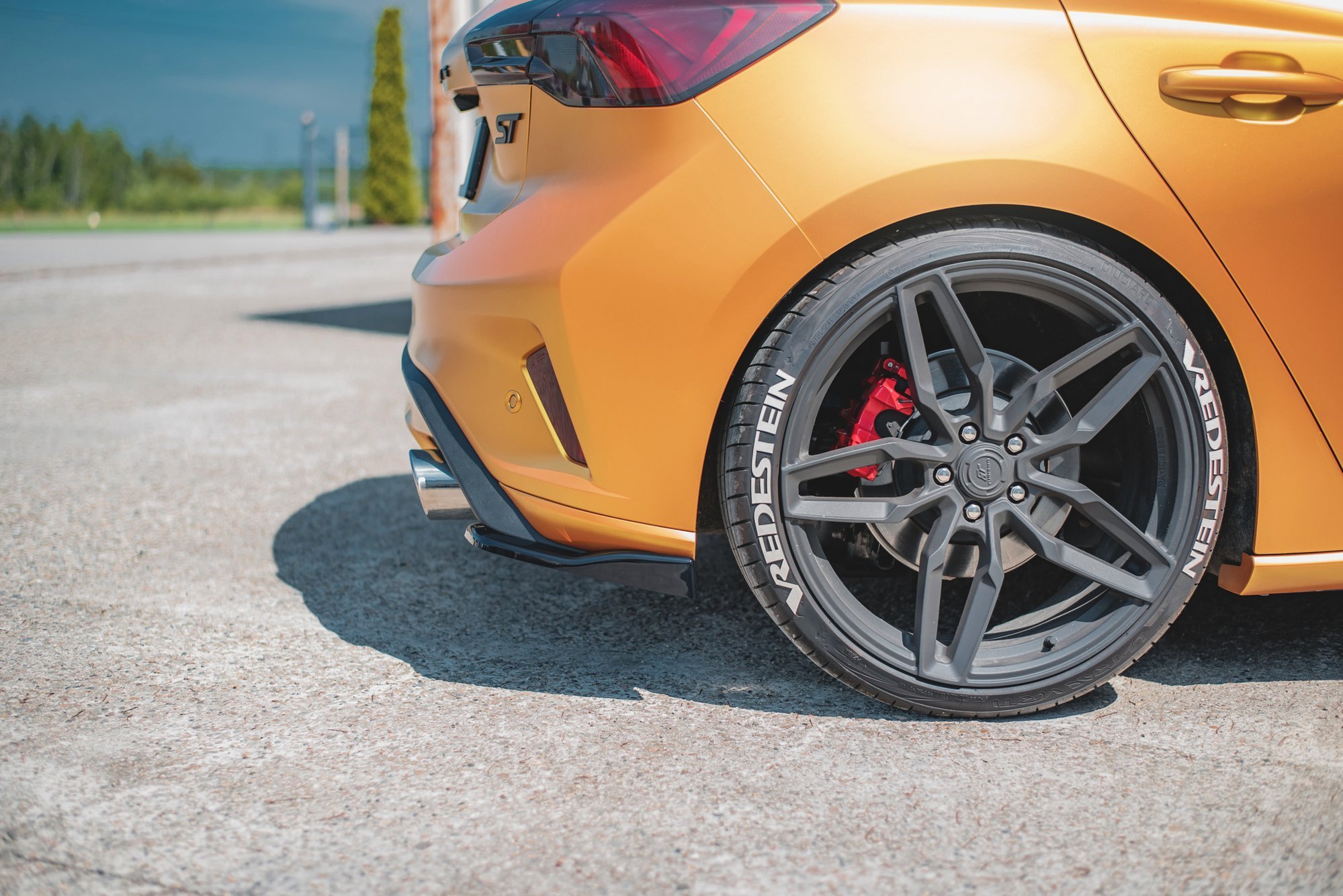 Rear Side Splitters V.2 Ford Focus Hatchback ST Mk4 - Image 7