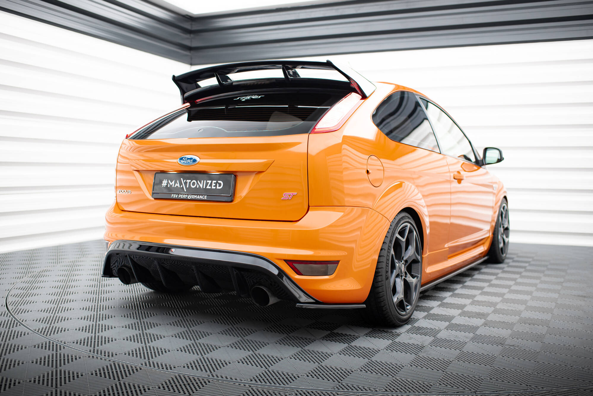 Rear Side Splitters V.2 Ford Focus ST Mk2 FL - Image 2