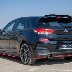 Alternative view of Rear Side Splitters V.2 Hyundai I30 N Mk3 Hatchback
