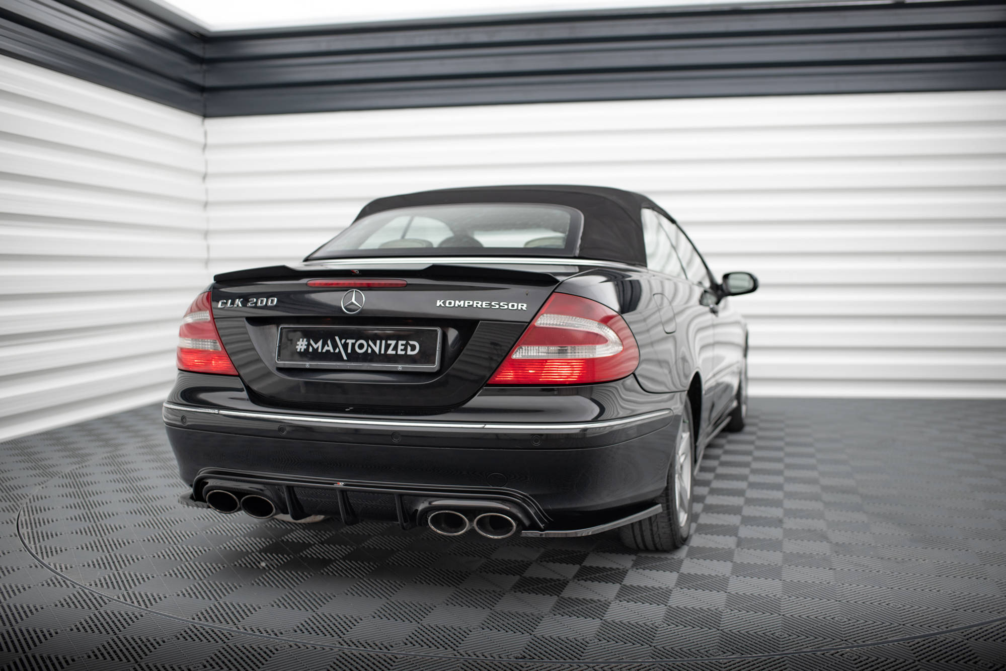 Rear Side Splitters V.2 Mercedes-Benz CLK W209 - Image 3