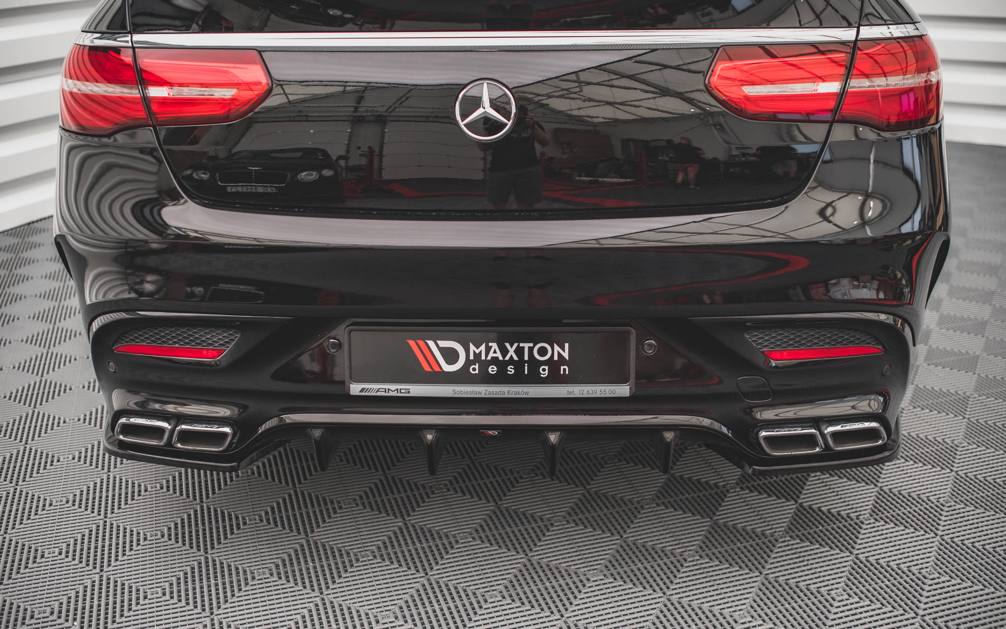 Rear Side Splitters V.2 Mercedes-Benz GLE Coupe 63AMG C292 - Image 2