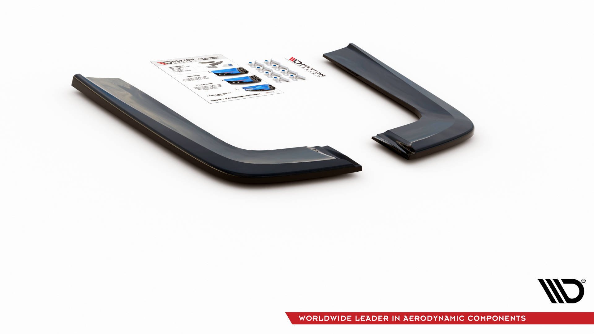 Rear Side Splitters V.2 Mercedes-Benz V-Class AMG-Line W447 Facelift - Image 5