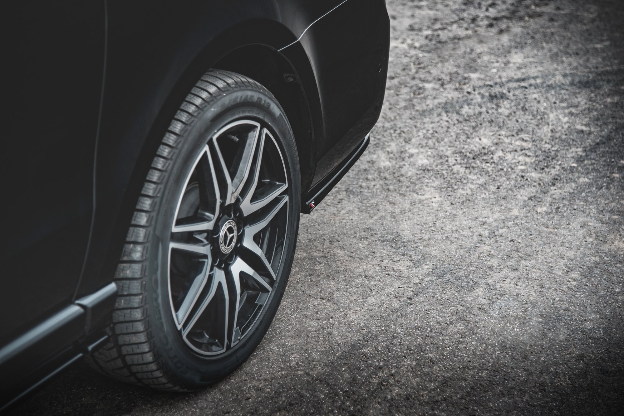 Rear Side Splitters V.2 Mercedes-Benz V-Class AMG-Line W447 Facelift - Image 3