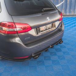Alternative view of Rear Side Splitters V.2 Peugeot 308 SW Mk2