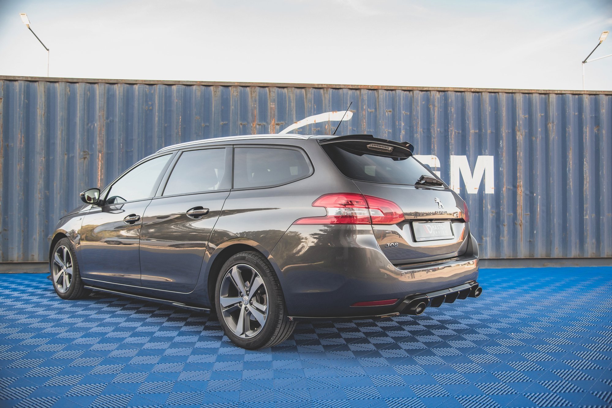 Rear Side Splitters V.2 Peugeot 308 SW Mk2 - Image 3