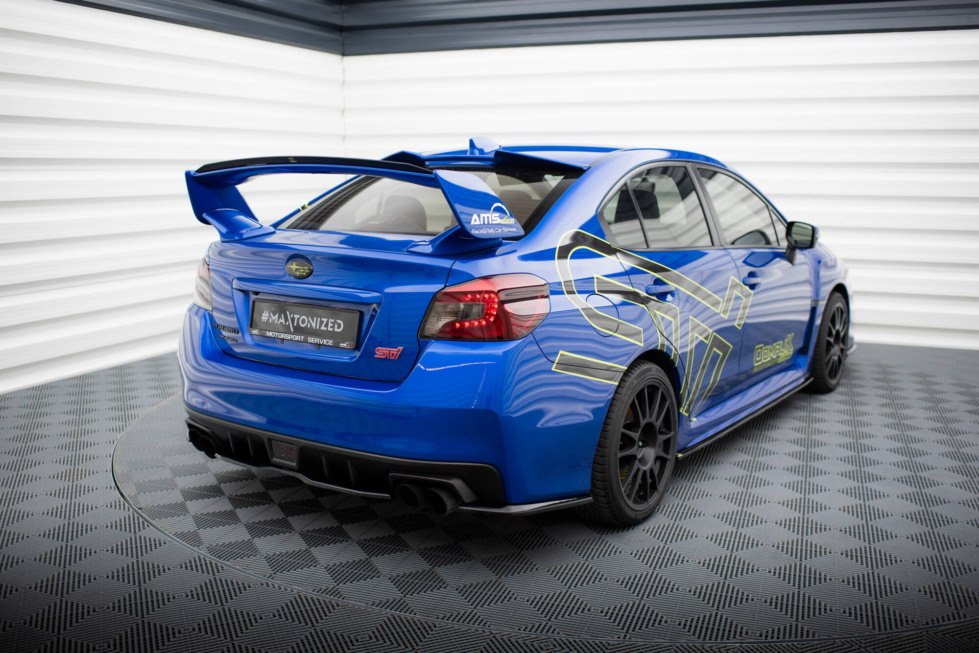 Rear Side Splitters V.2 Subaru WRX STI Mk1 - Image 2